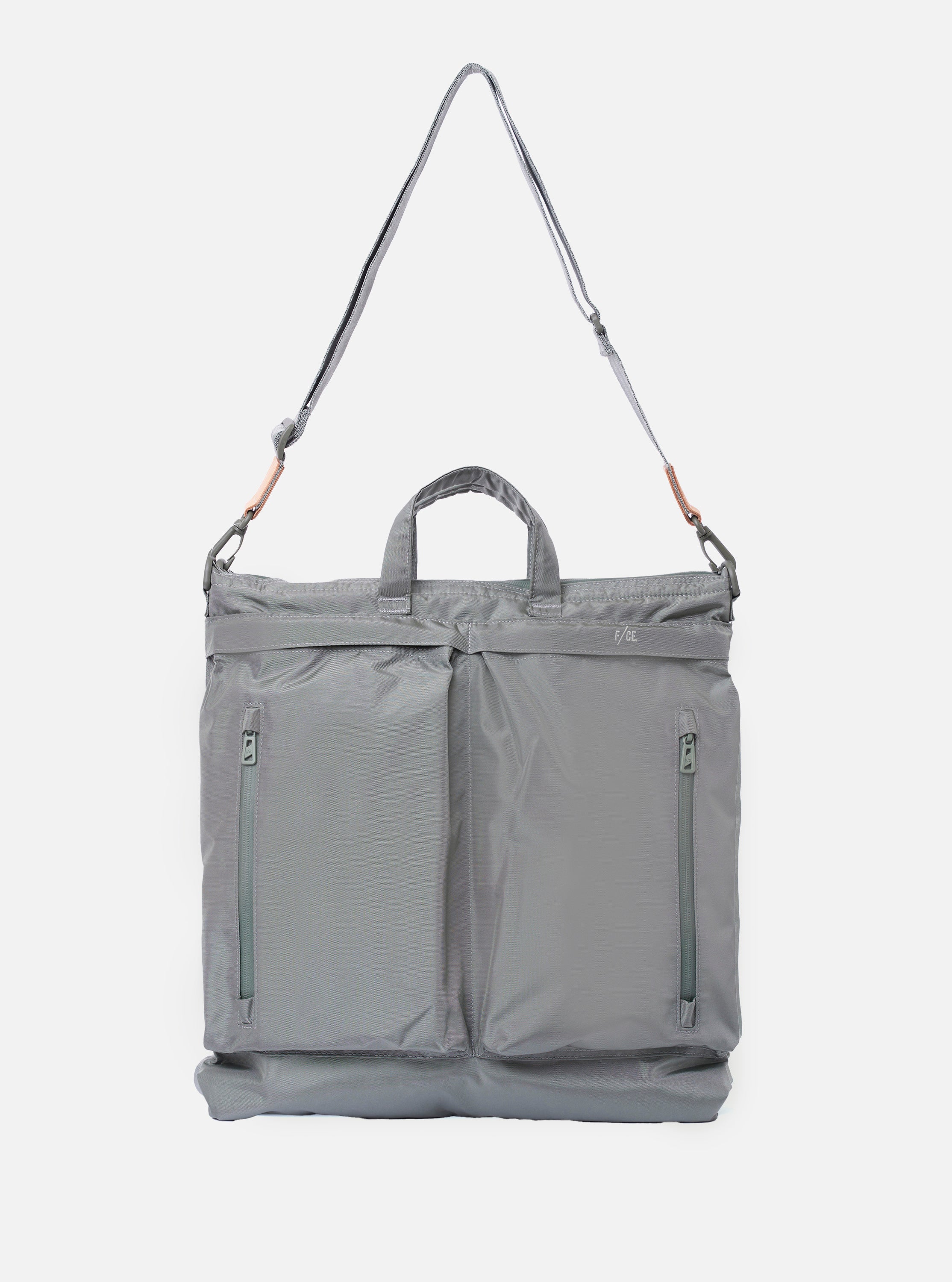 F/CE.® Foliage Green Recycled Nylon 420 re/cor 3-Way Helmet Bag - Image 4