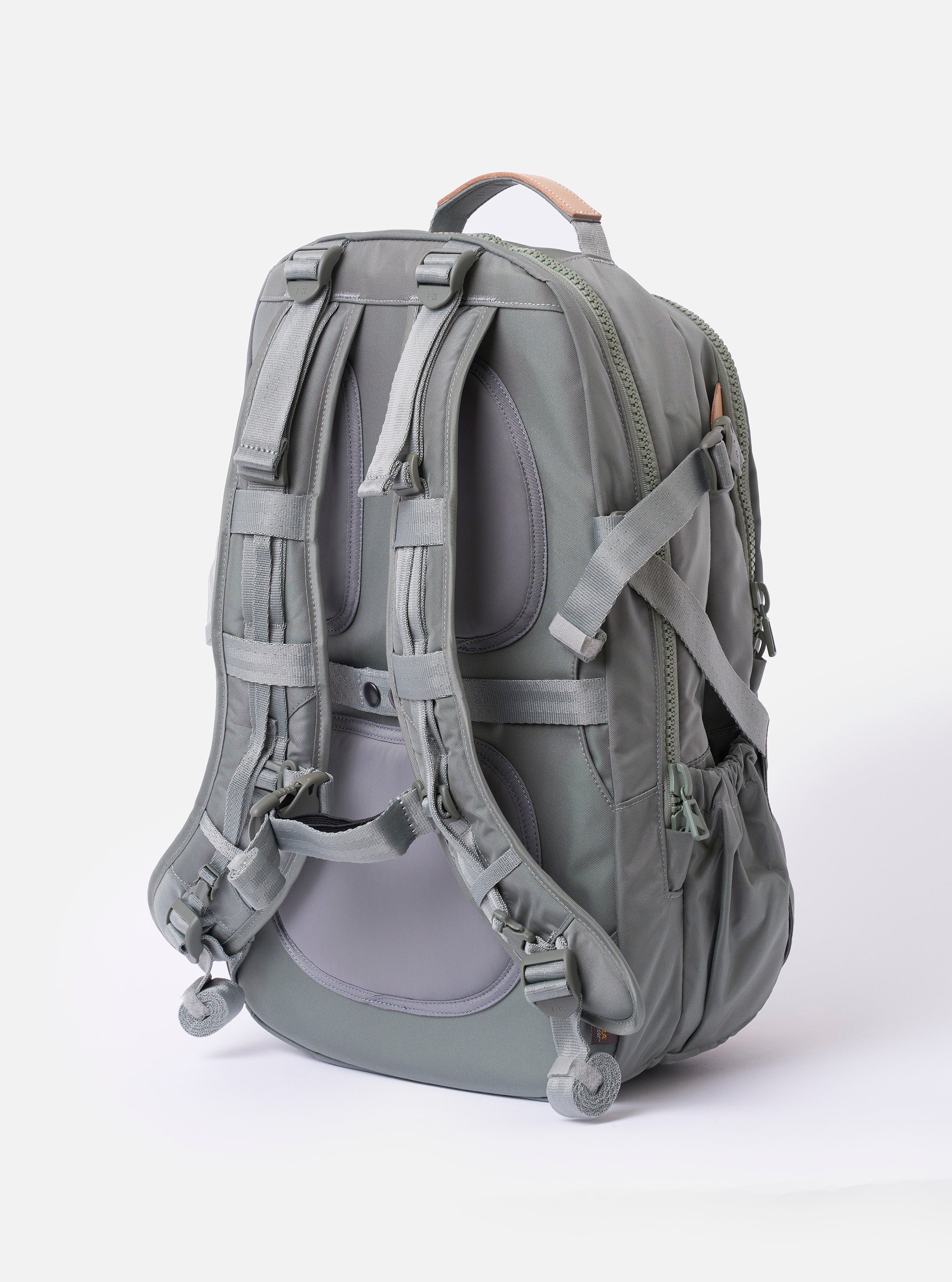 F/CE.® Foliage Green Recycled Nylon 420 re/cor Travel Backpack - Image 2