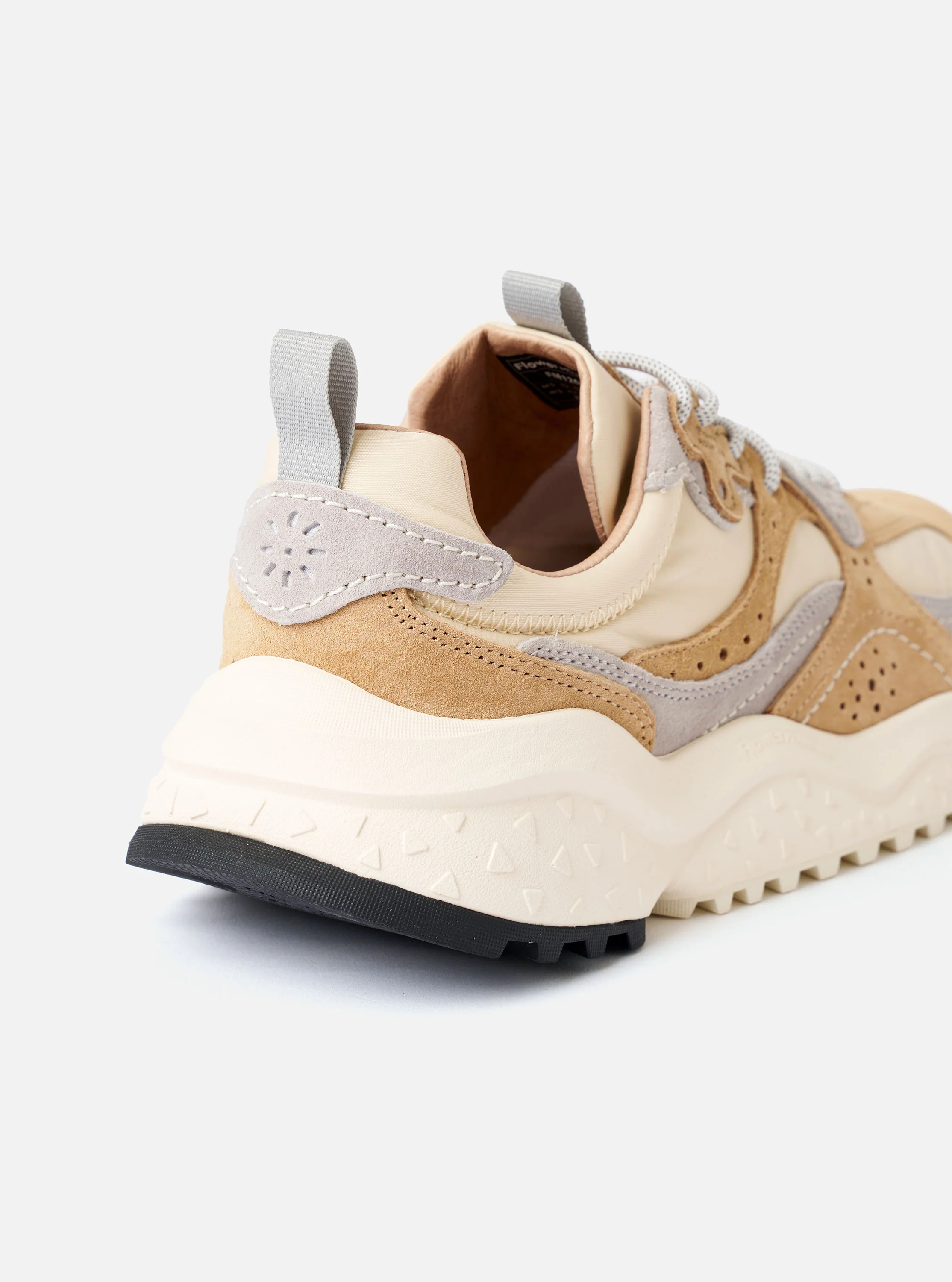 Flower Mountain Beige/Cream/Light Grey Suede/Nylon Wave Uni - Image 5