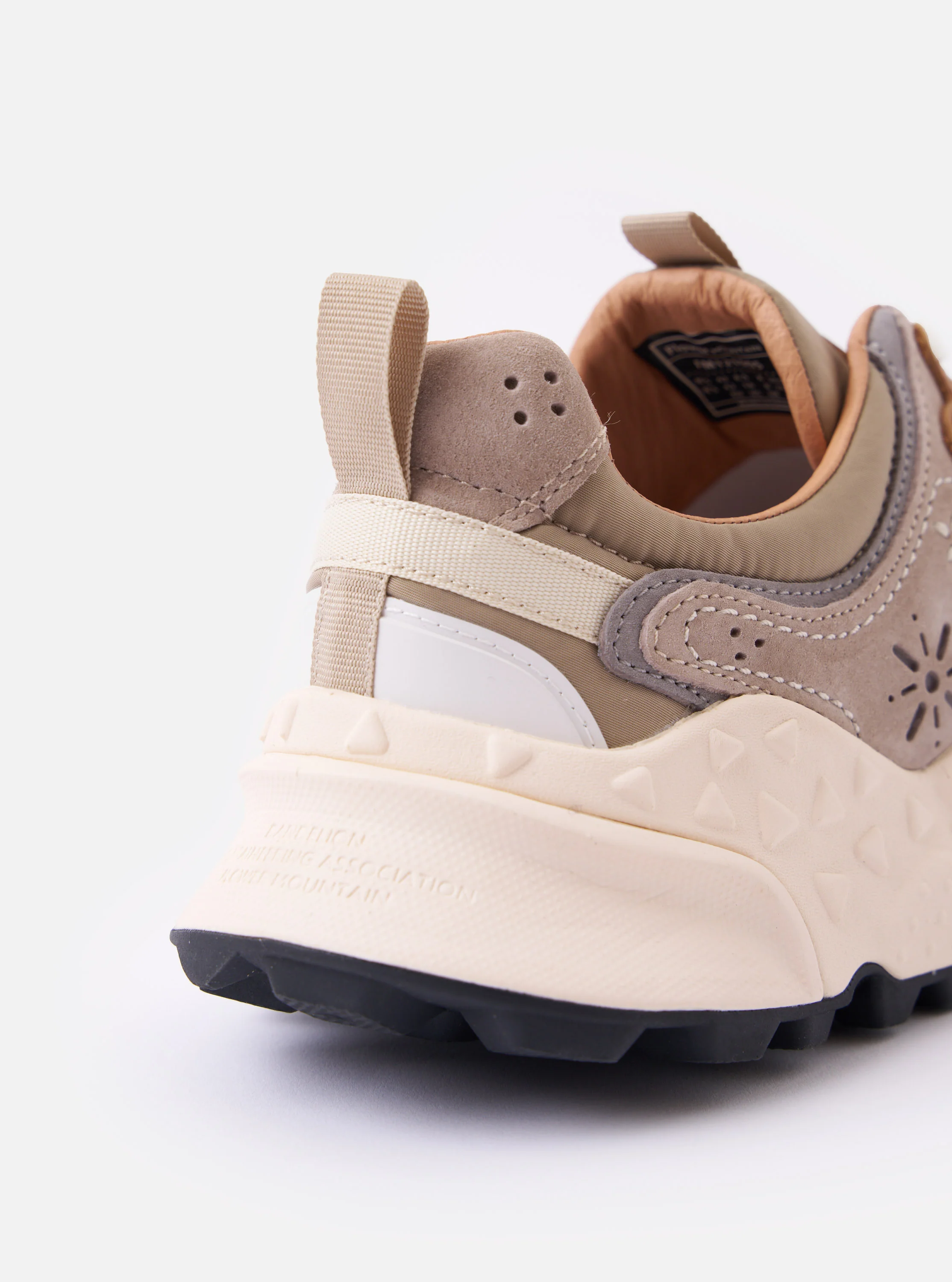 Flower Mountain Light Brown Suede/Nylon Rulis Uni - Image 3
