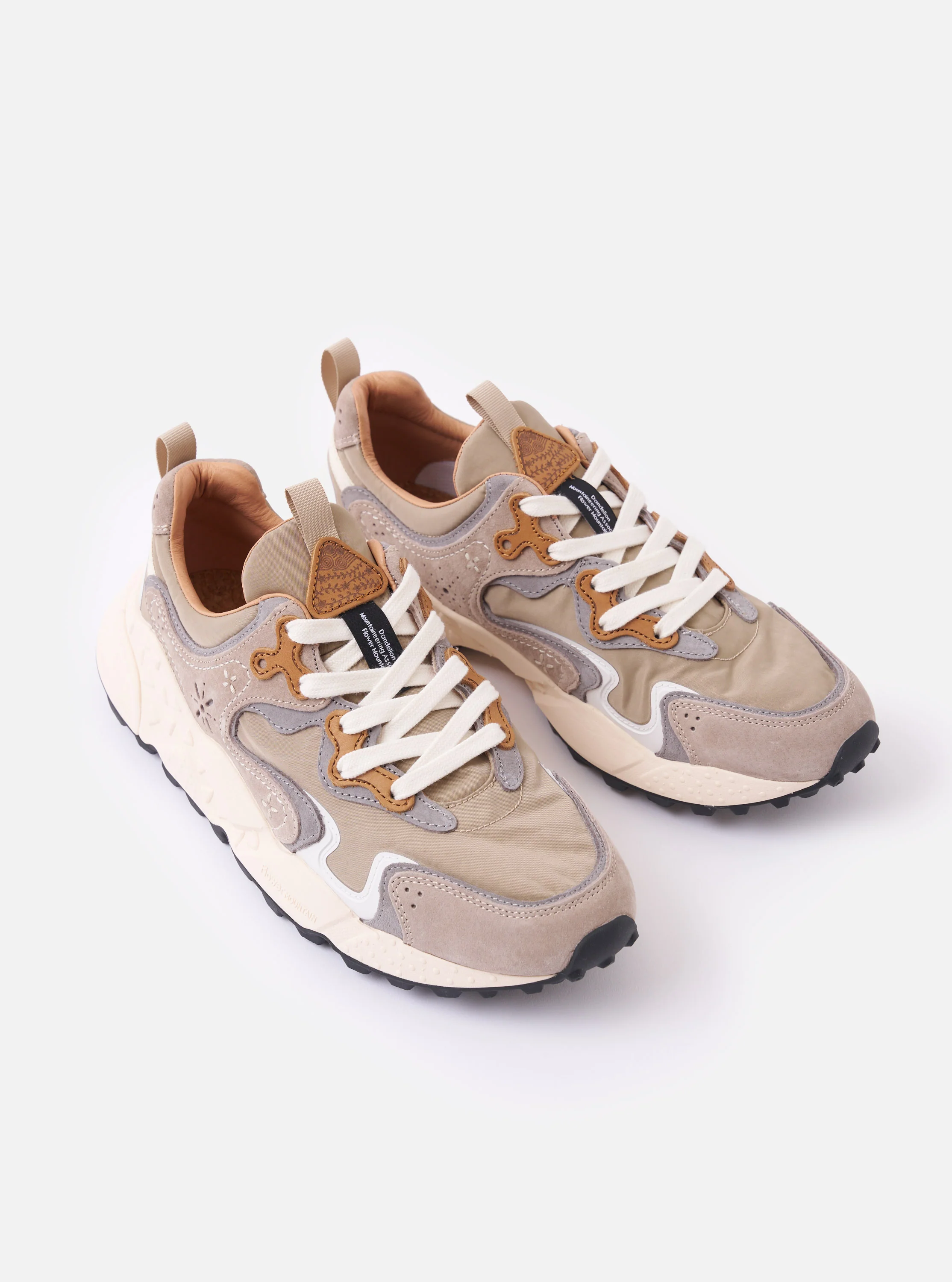 Flower Mountain Light Brown Suede/Nylon Rulis Uni - Image 5