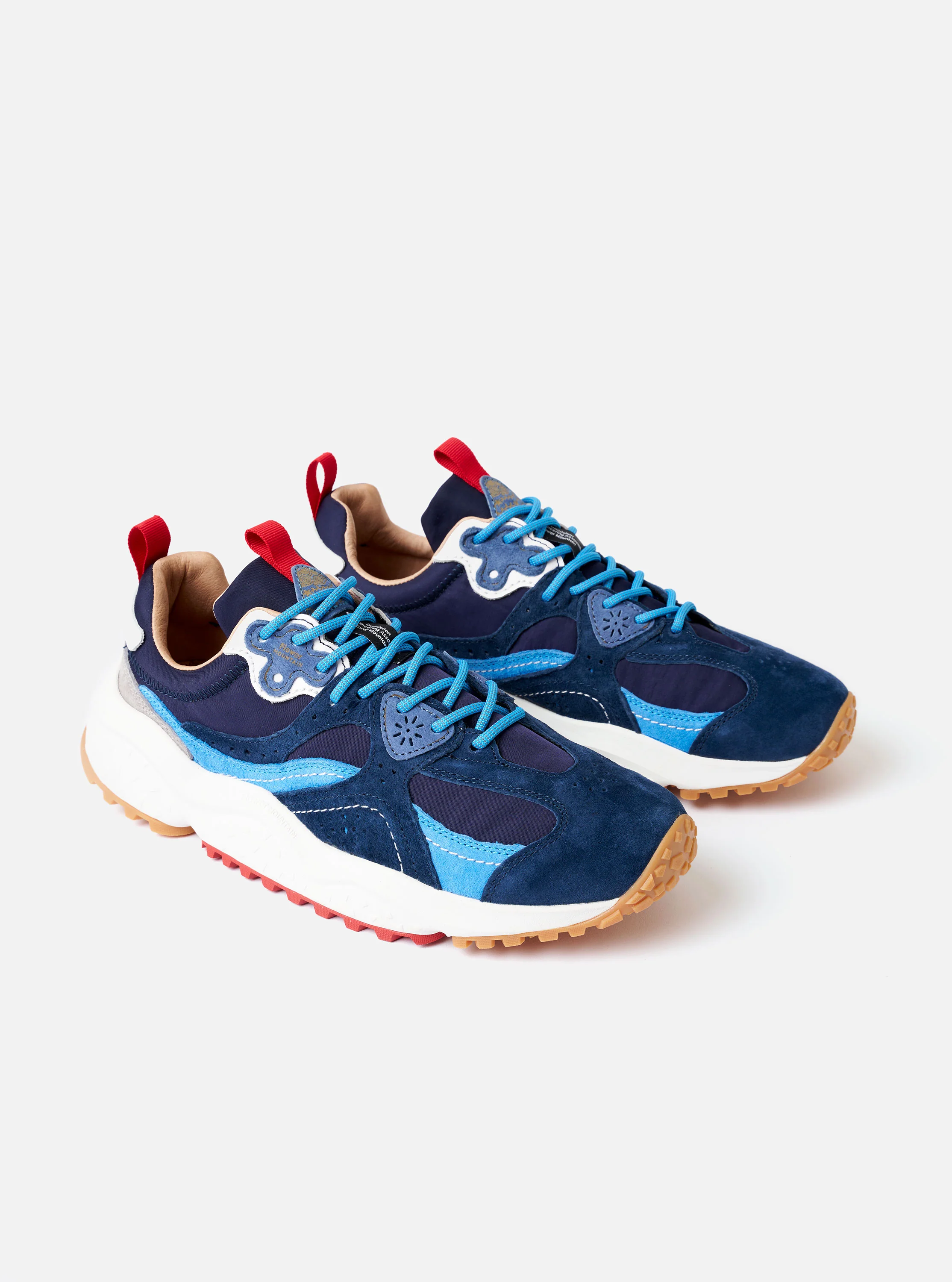 Flower Mountain Navy/Azure Suede/Nylon Wave Man - Image 3