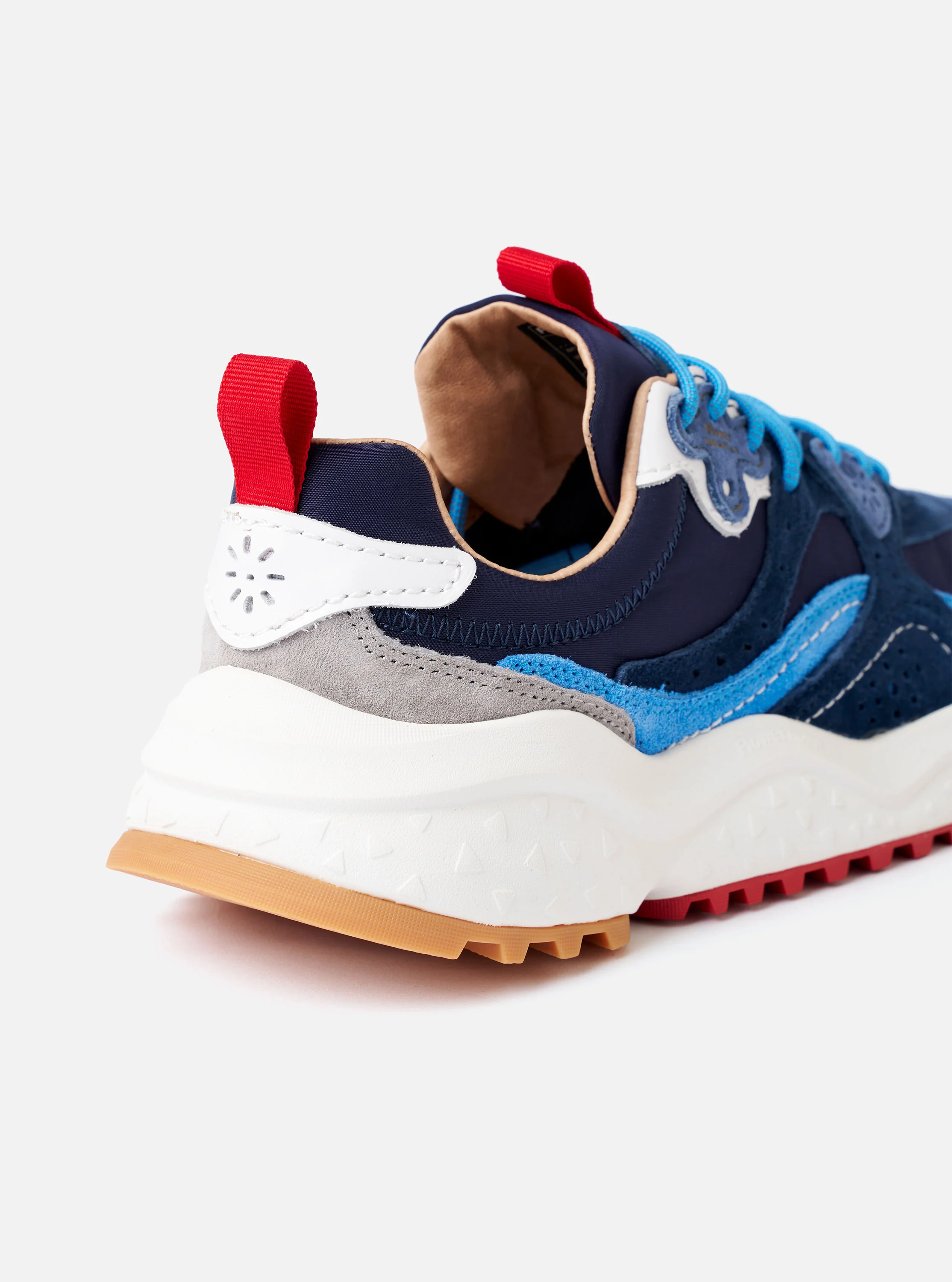 Flower Mountain Navy/Azure Suede/Nylon Wave Man - Image 4