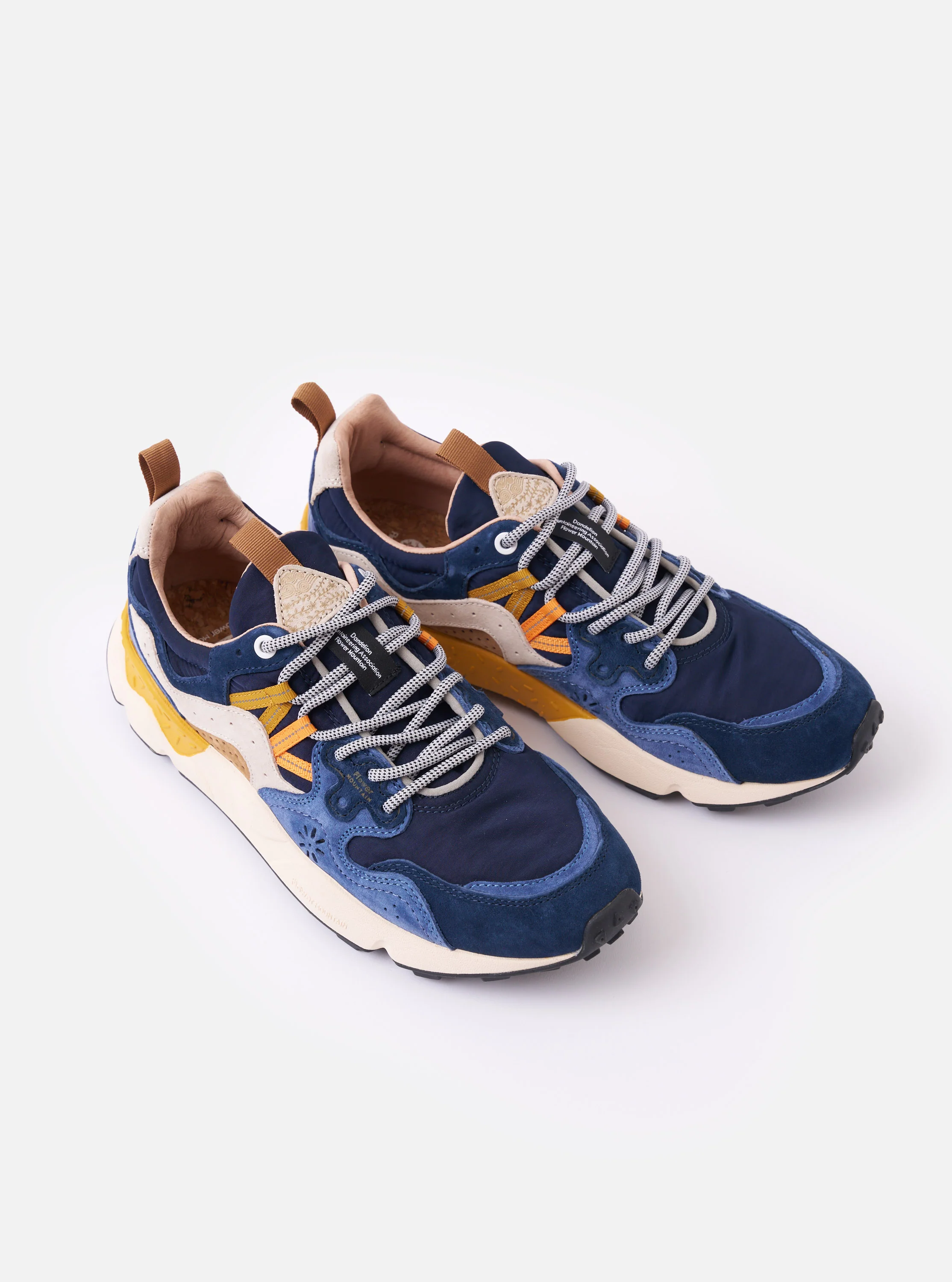 Flower Mountain Navy/Light Navy Suede/Nylon Yamano 3 Man - Image 5