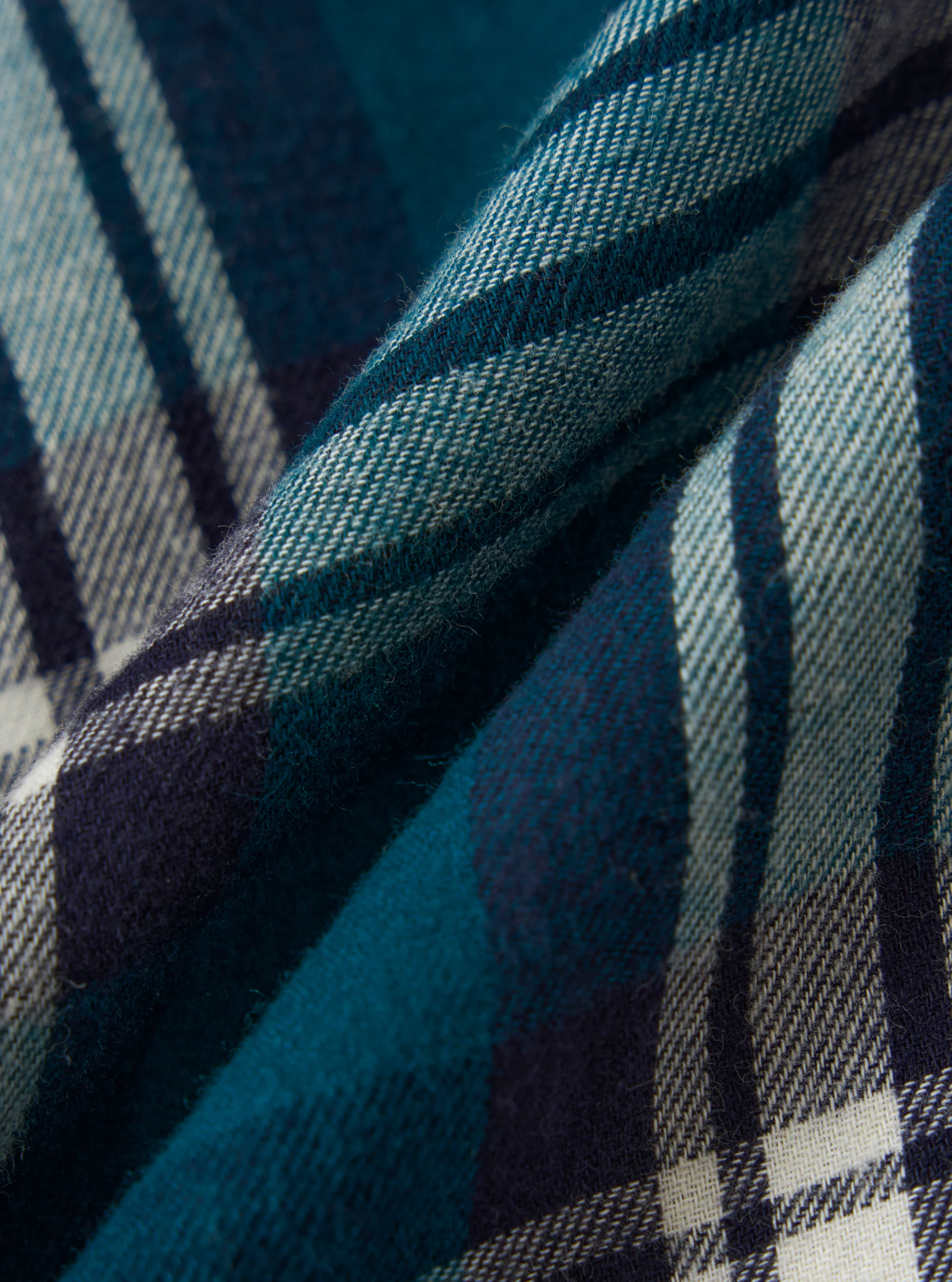 Forest Brushed Plaid Pyjama Short - Image 2