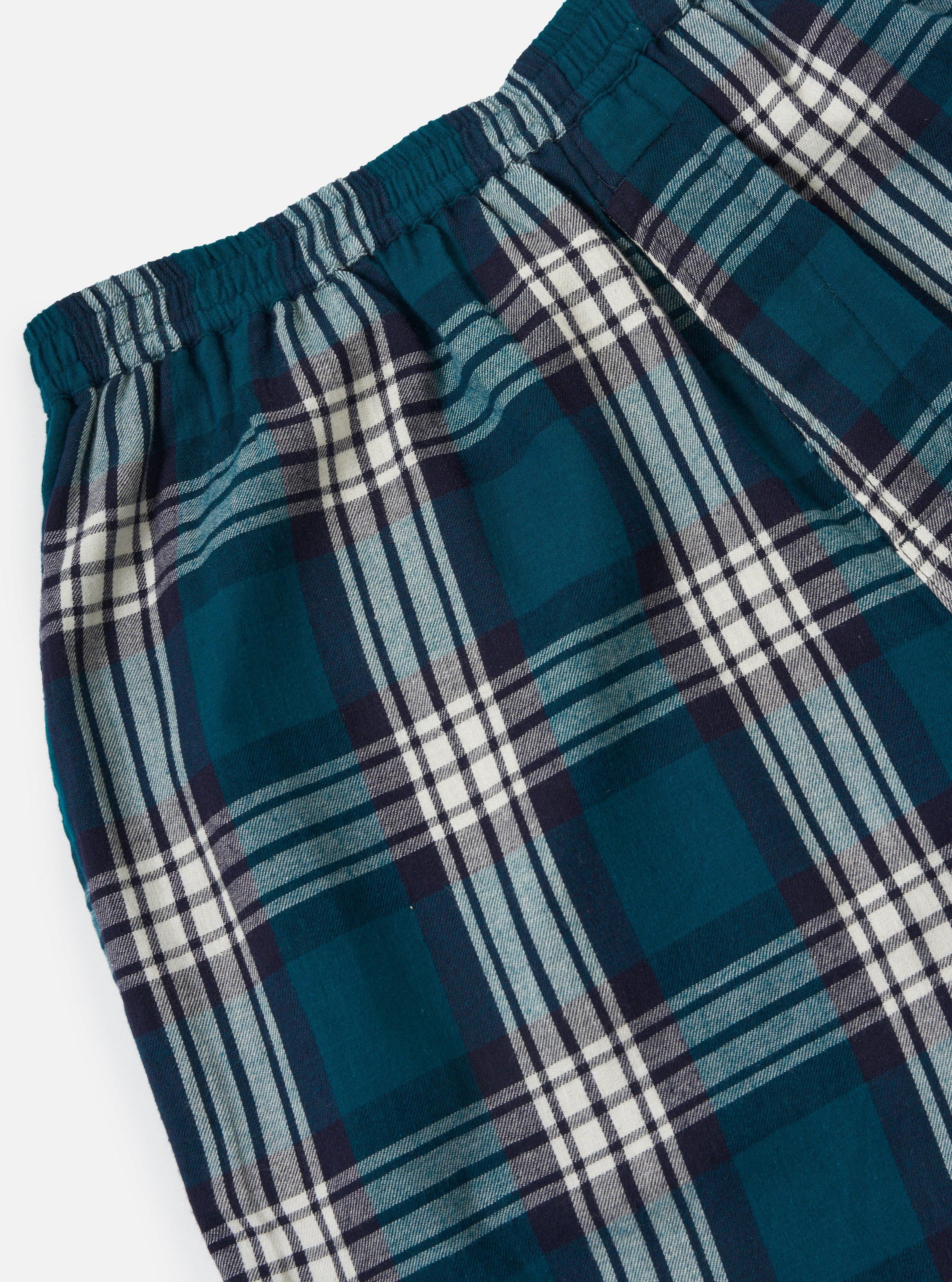 Forest Brushed Plaid Pyjama Short - Image 4