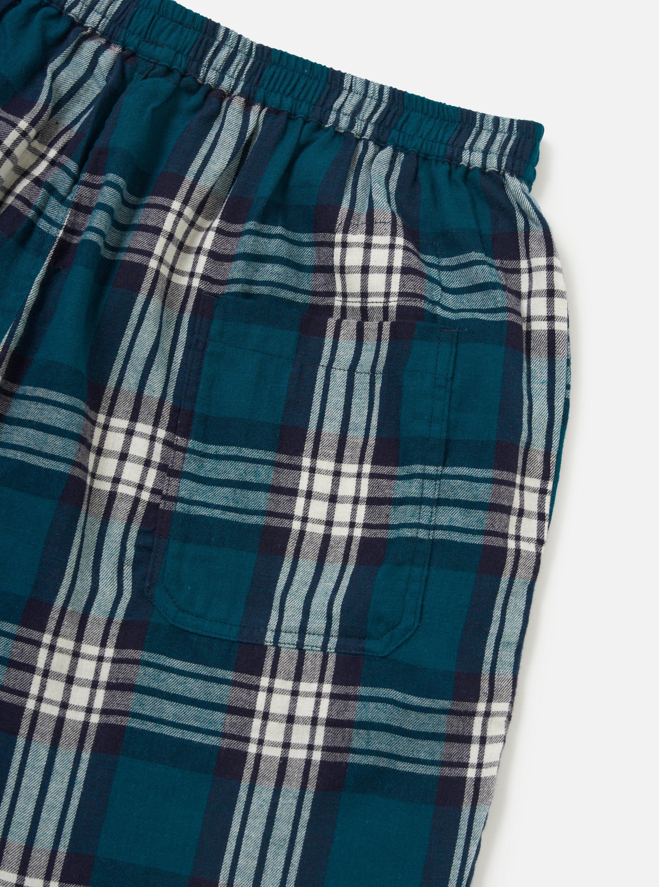 Forest Brushed Plaid Pyjama Short - Image 5