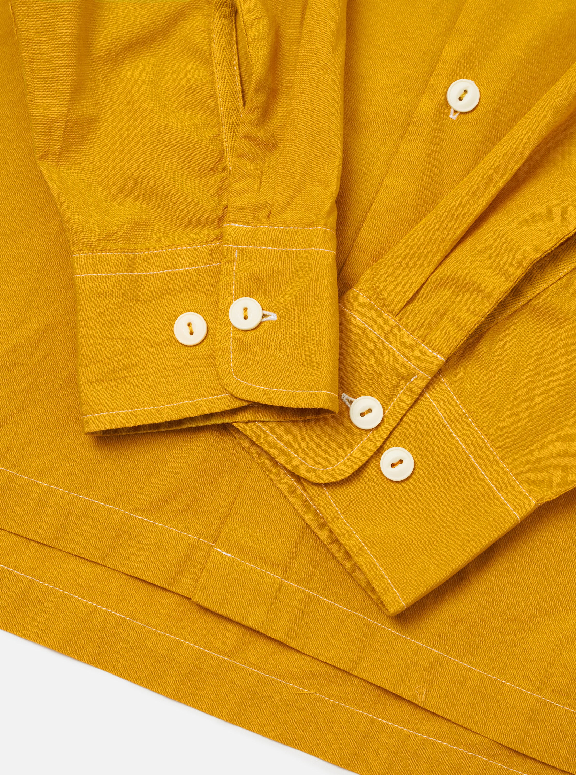 Golden Brown Organic Fine Poplin CPO Shirt - Image 6