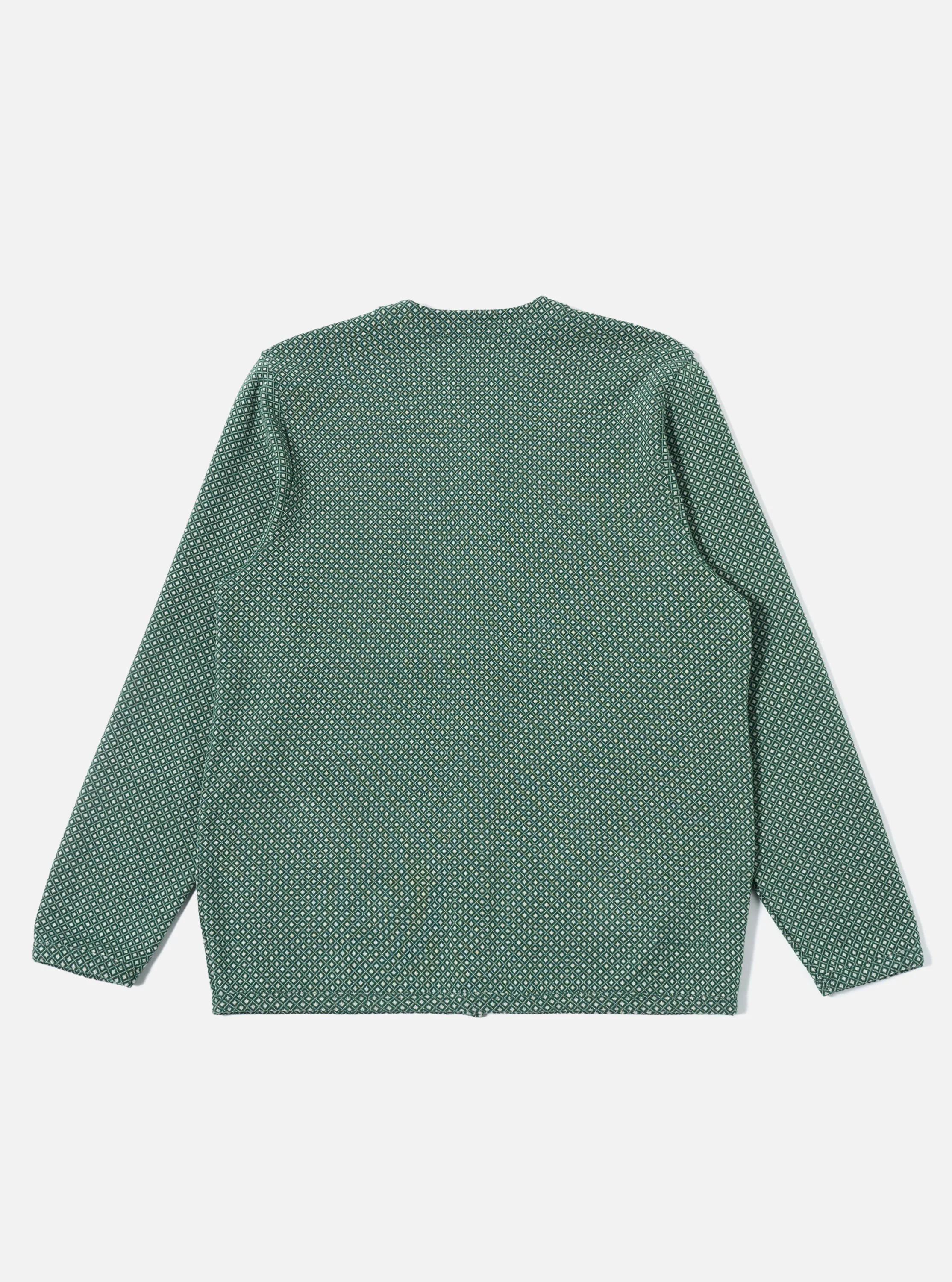 Green Argyll Jersey Cardigan - Image 5