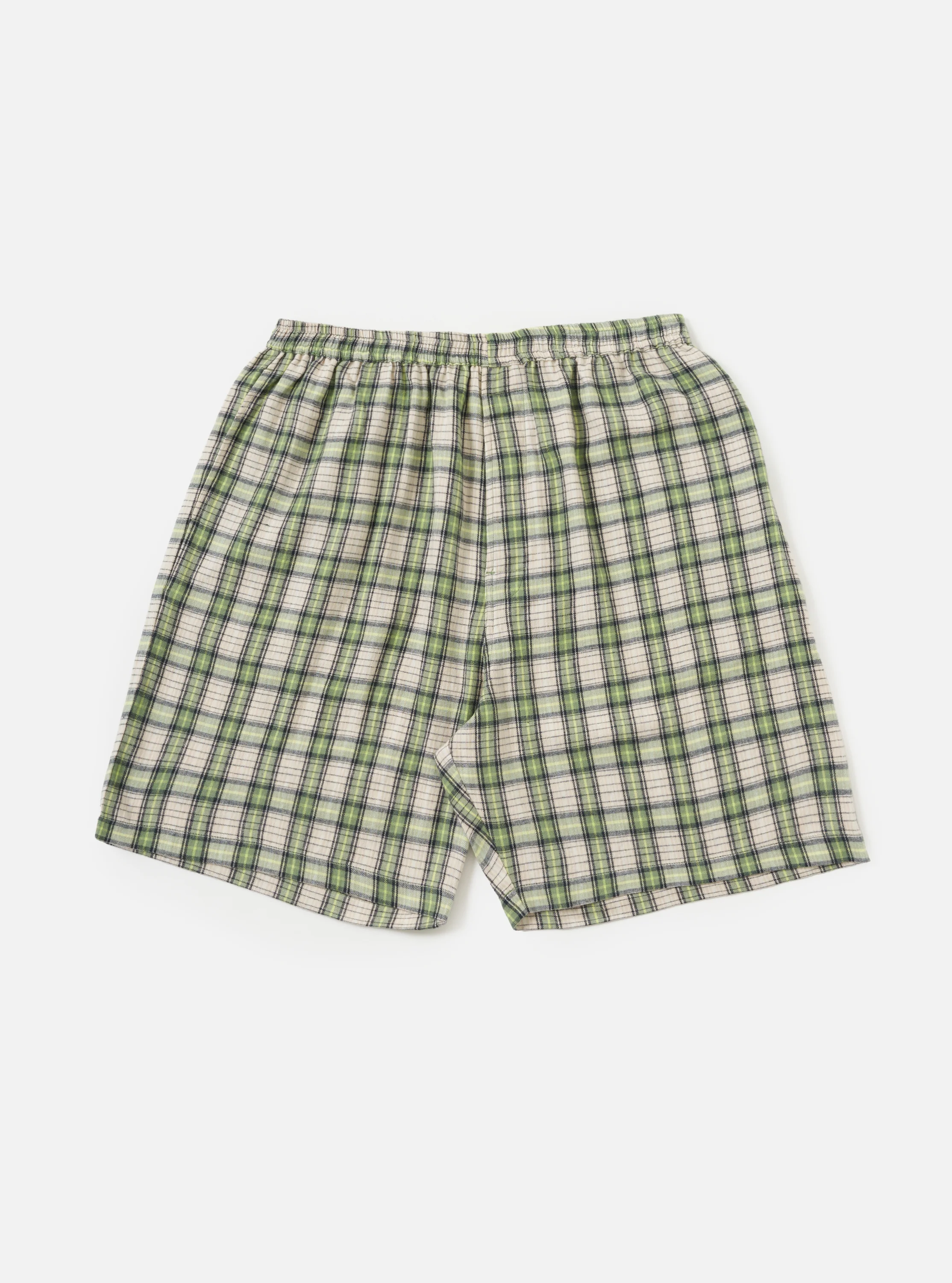 Green Busy Plaid Short Pyjama Set - Image 5