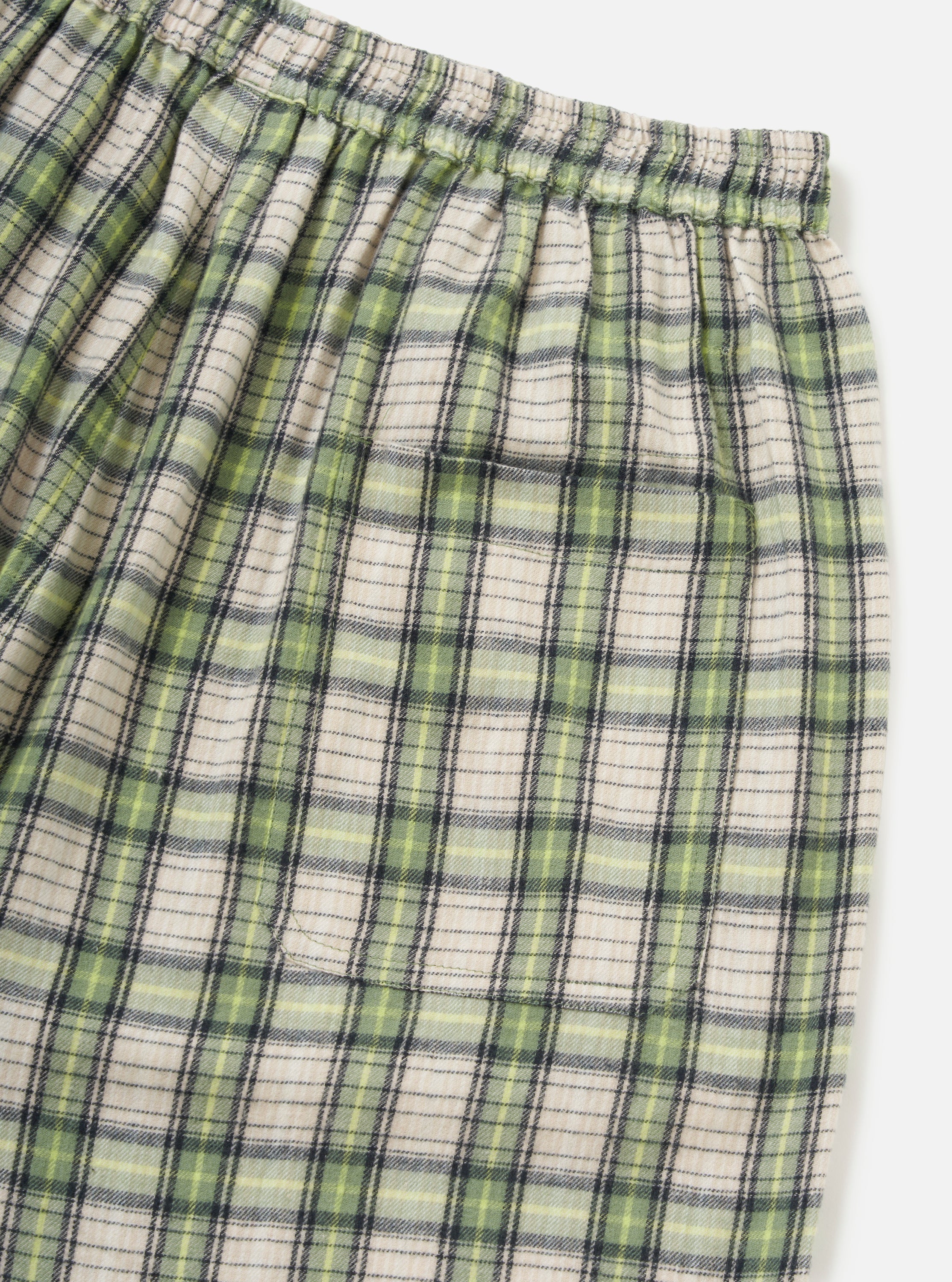 Green Busy Plaid Short Pyjama Set - Image 9