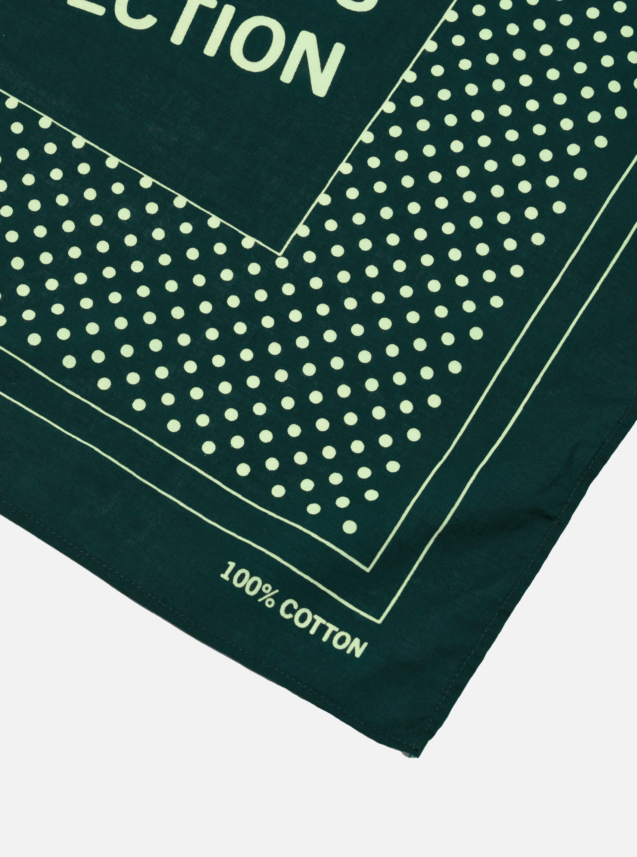 Paraboot x Universal Works Green Cambric Neckerchief - Image 3