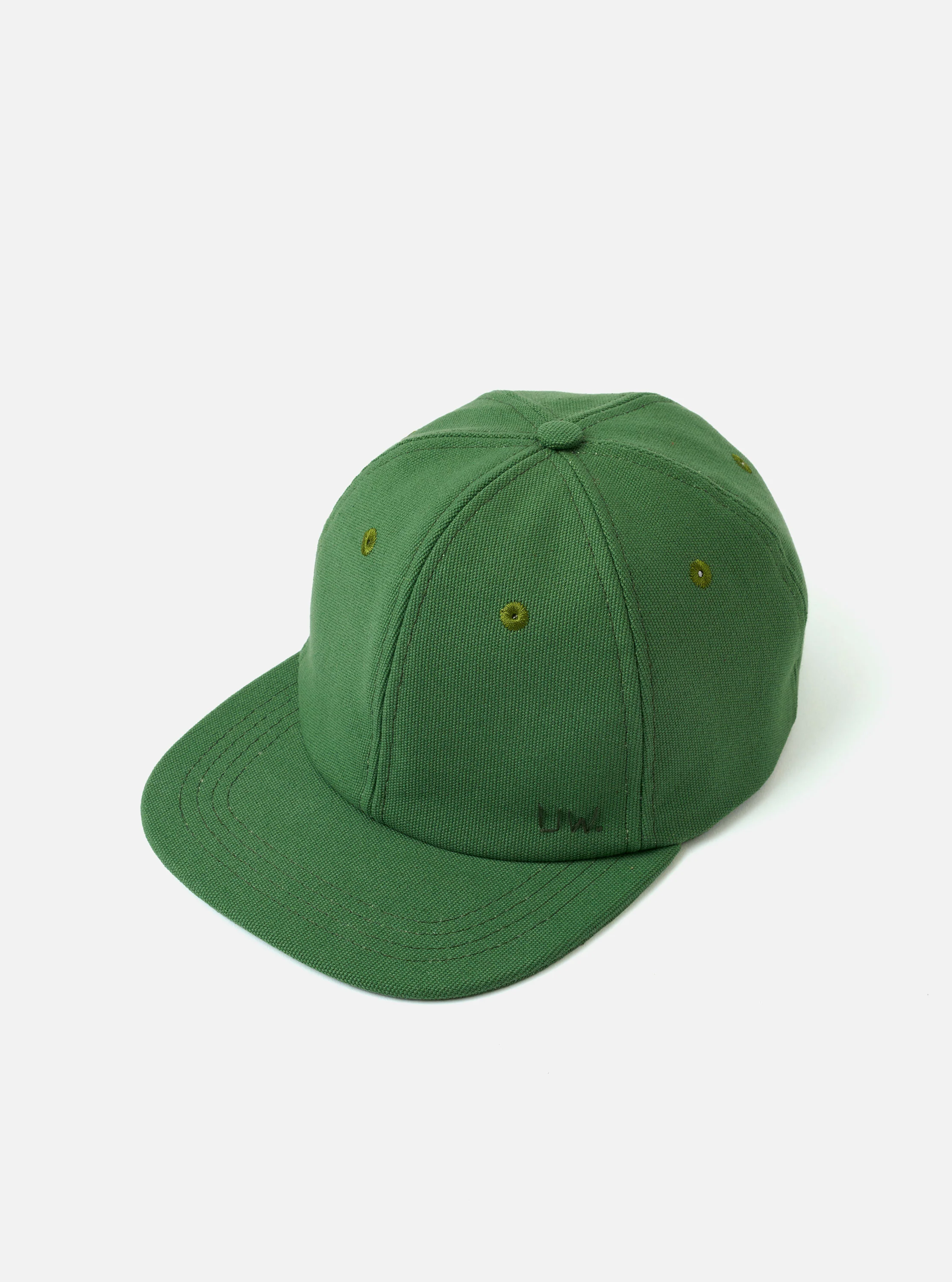 Green Canvas Baseball Hat - Image 3