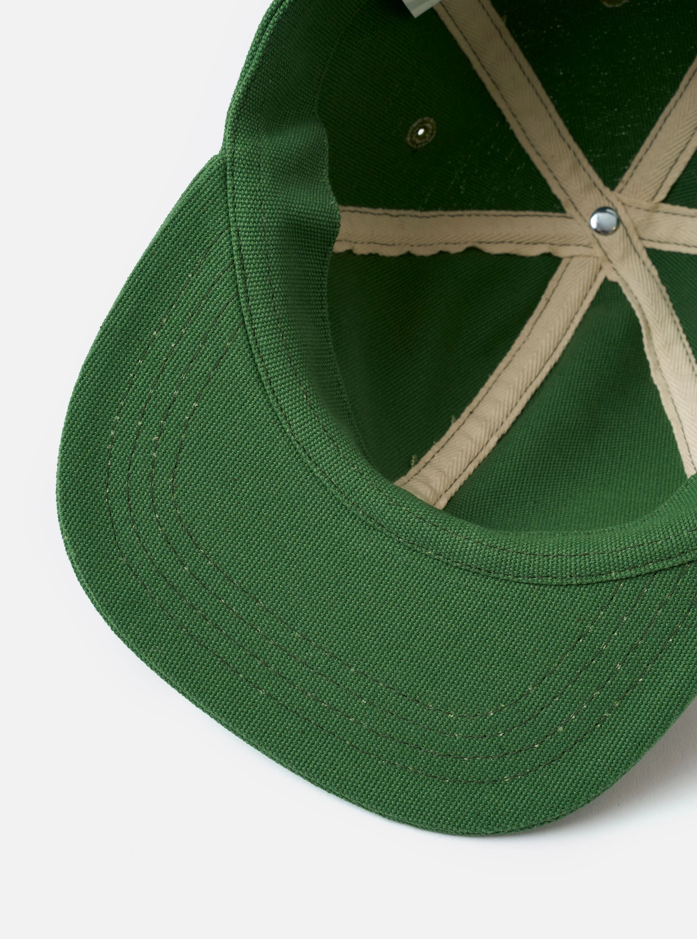 Green Canvas Baseball Hat - Image 4