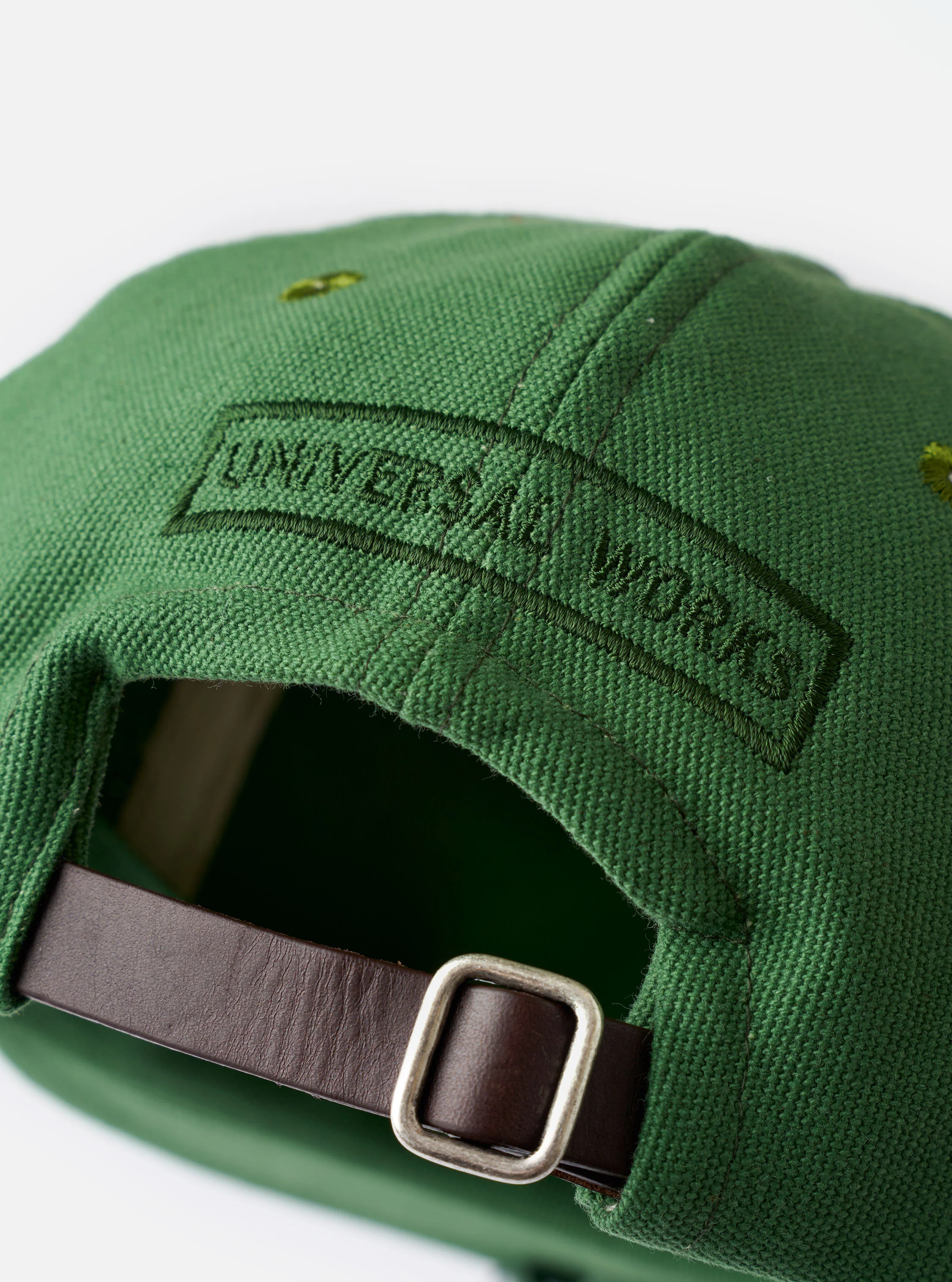 Green Canvas Baseball Hat - Image 5