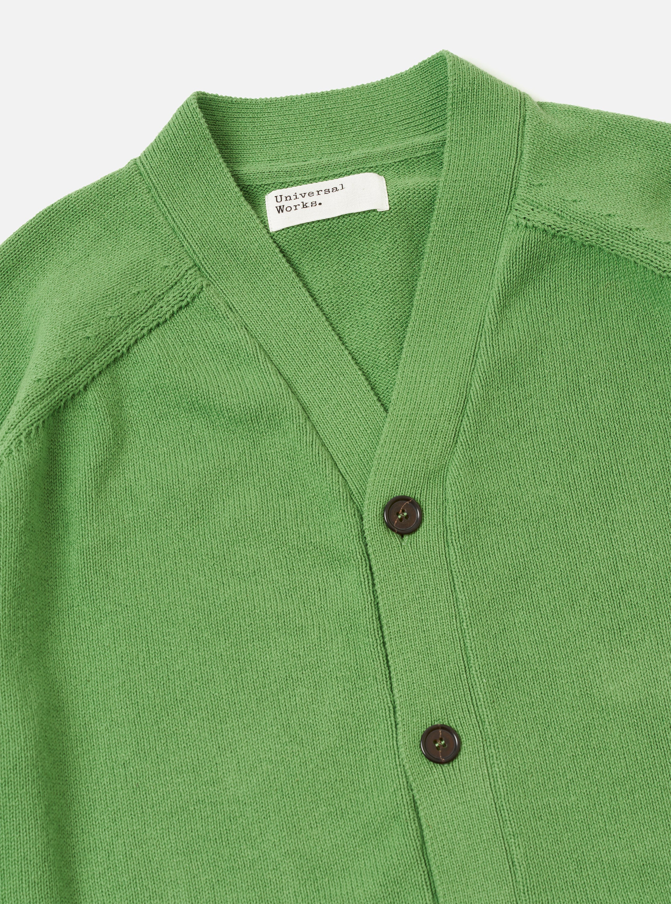 Green Eco Cotton Knit Pocket David Cardigan - Image 6