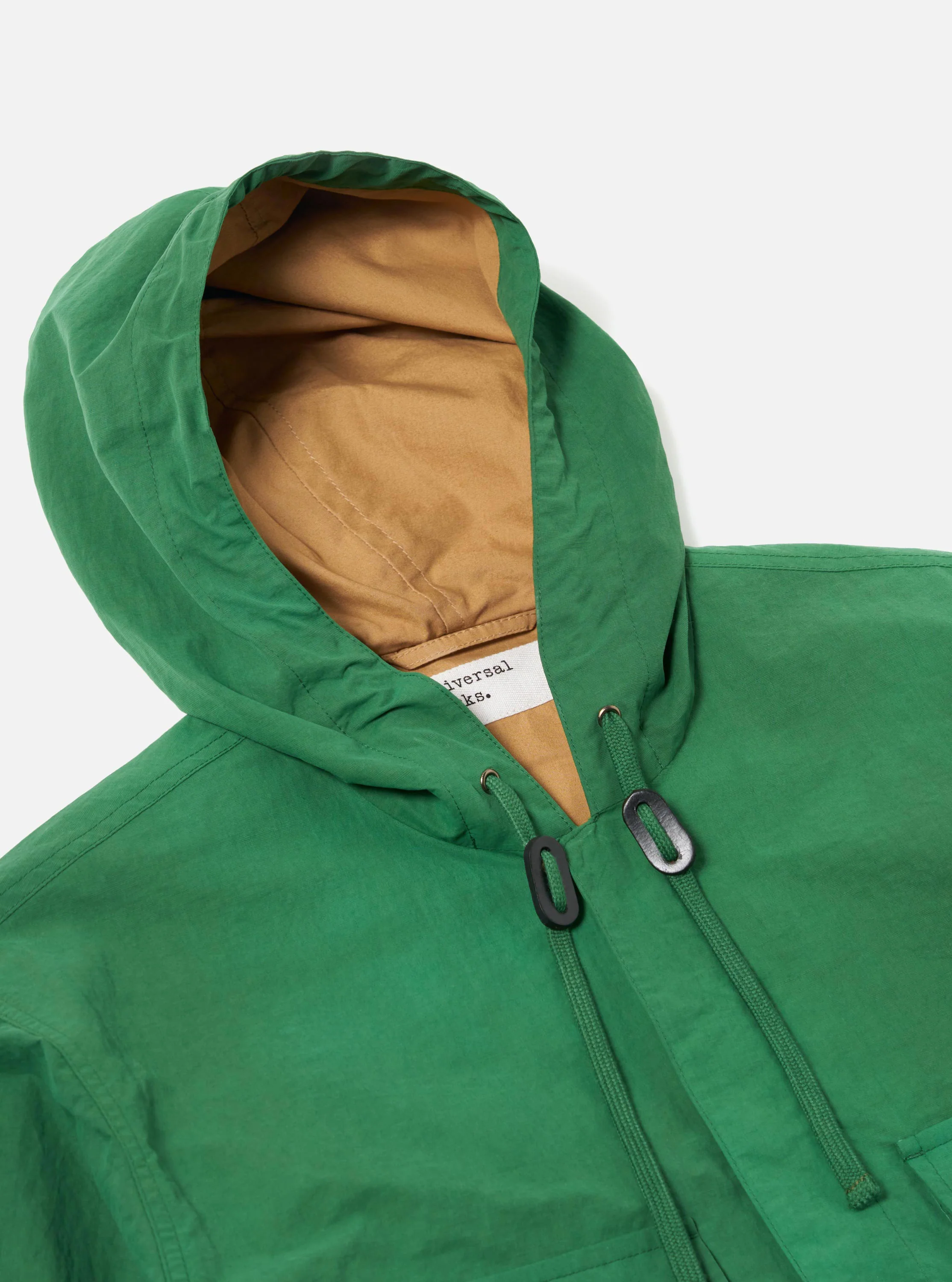 Green Recycled Splash Nylon Longsands Jacket - Image 6