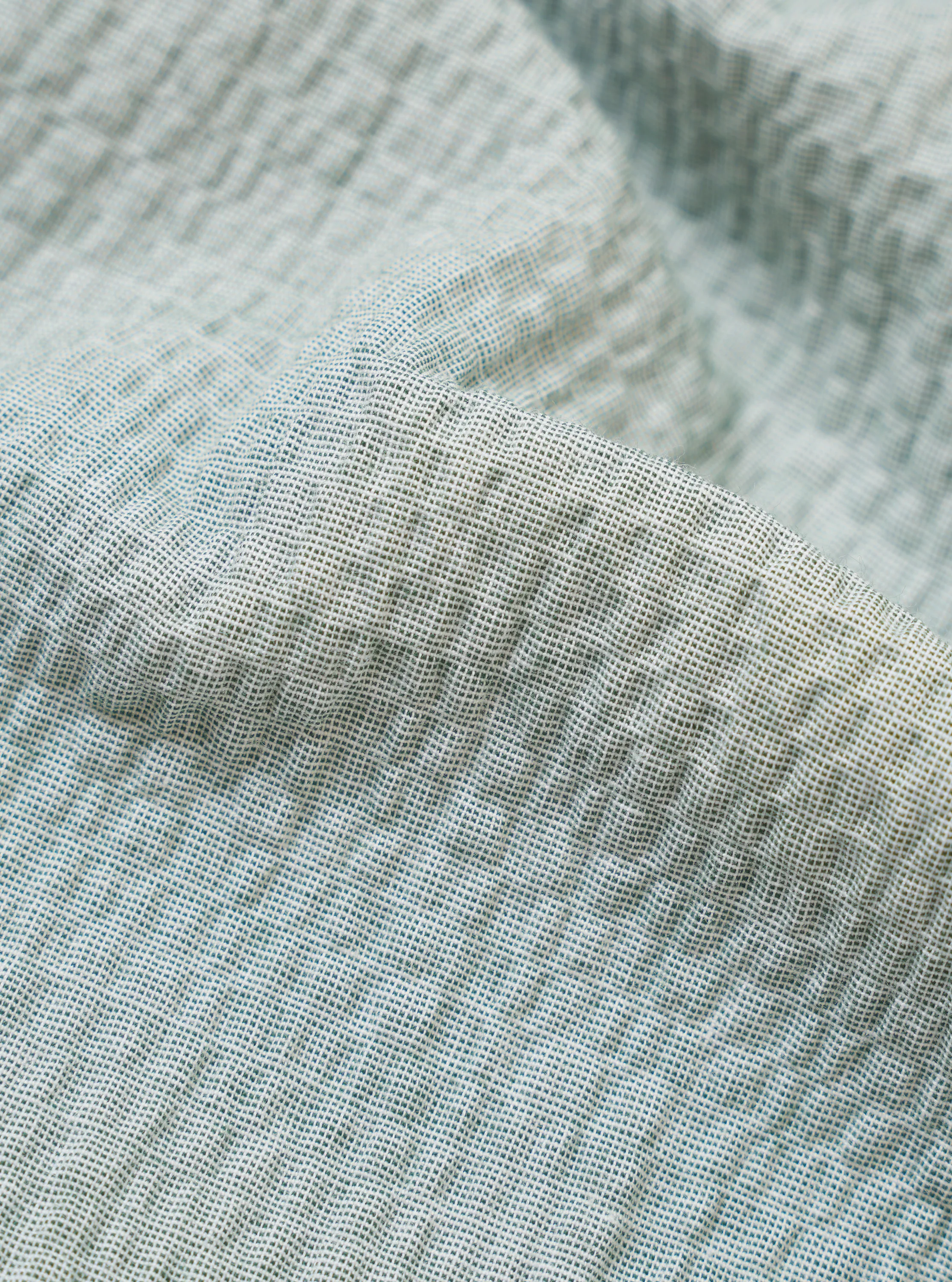Green Seersucker Square Pocket Shirt - Image 4