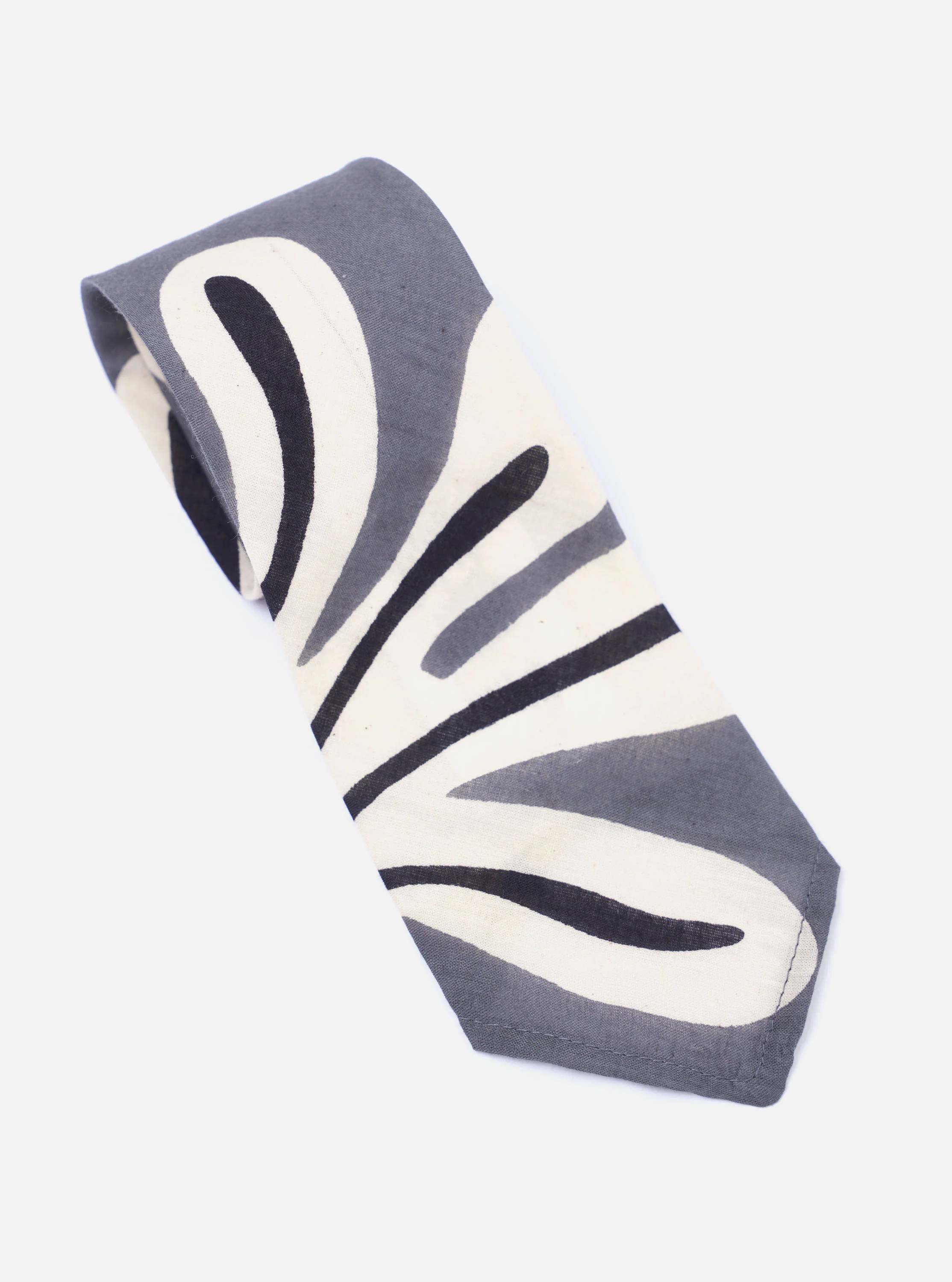 Grey Baja Print Tie - Image 2