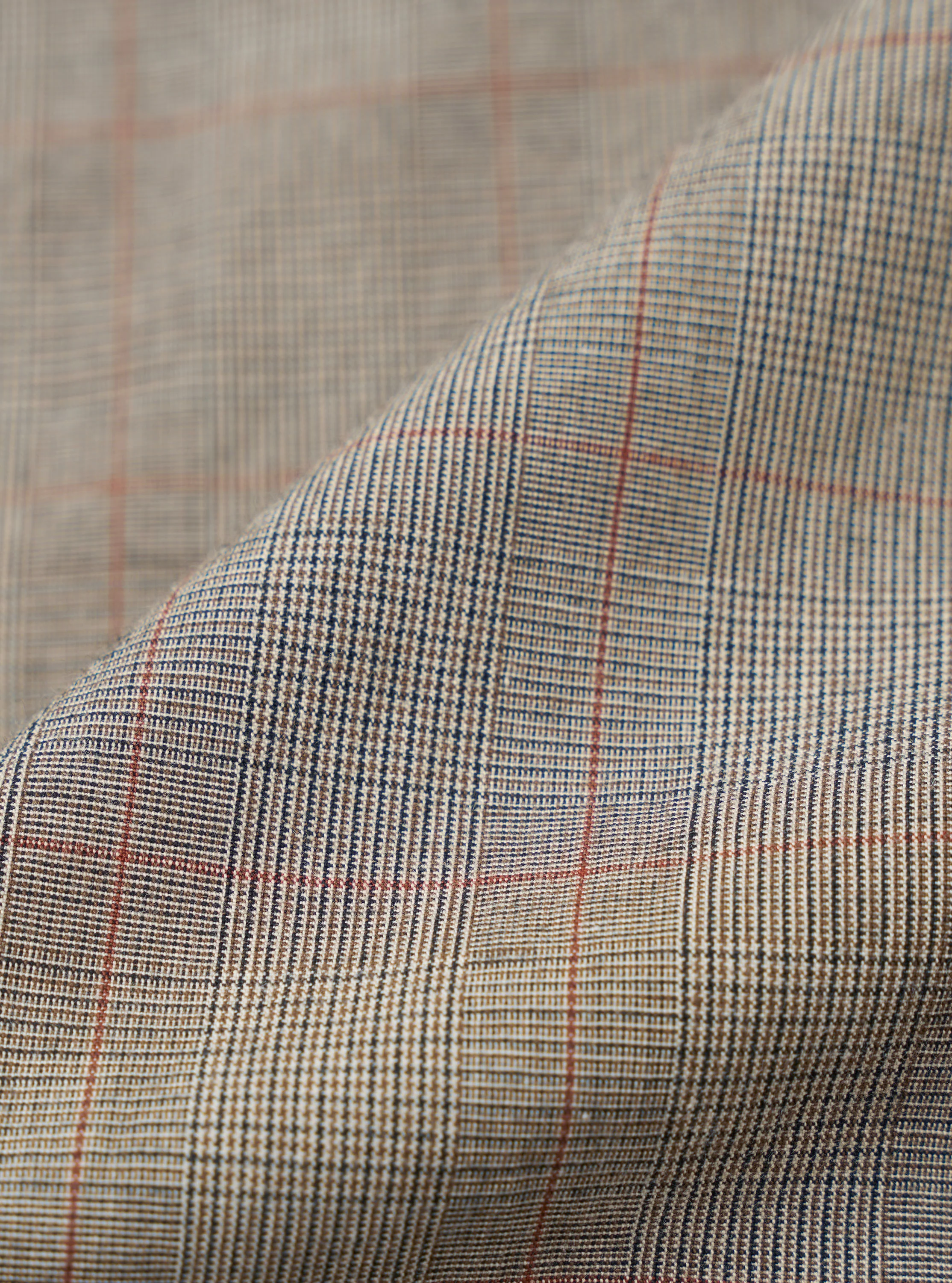 Grey Brown Wales Glen Check Barra Jacket - Image 4