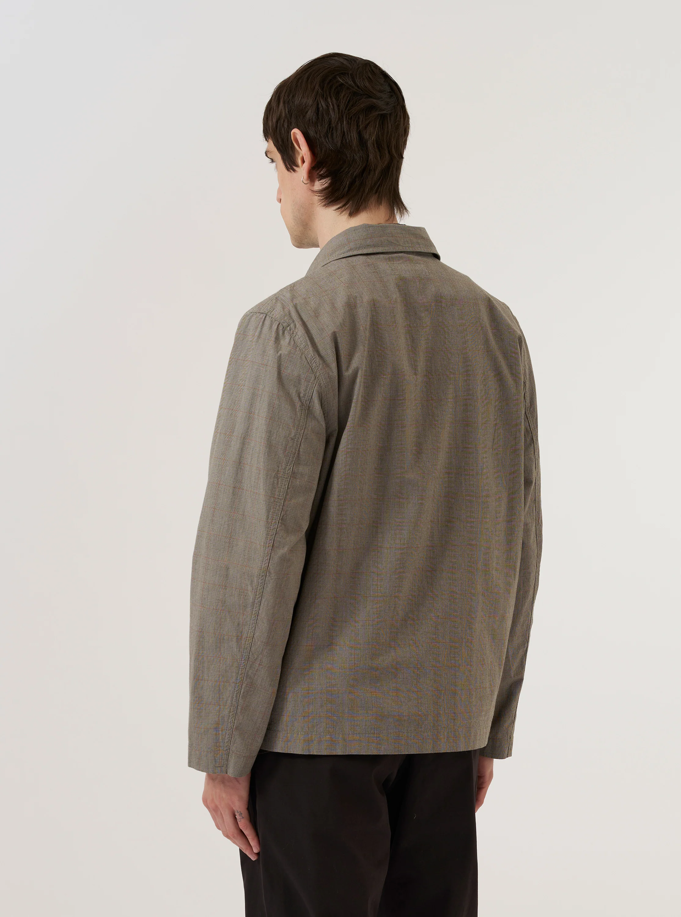 Grey Brown Wales Glen Check Franck Jacket - Image 3