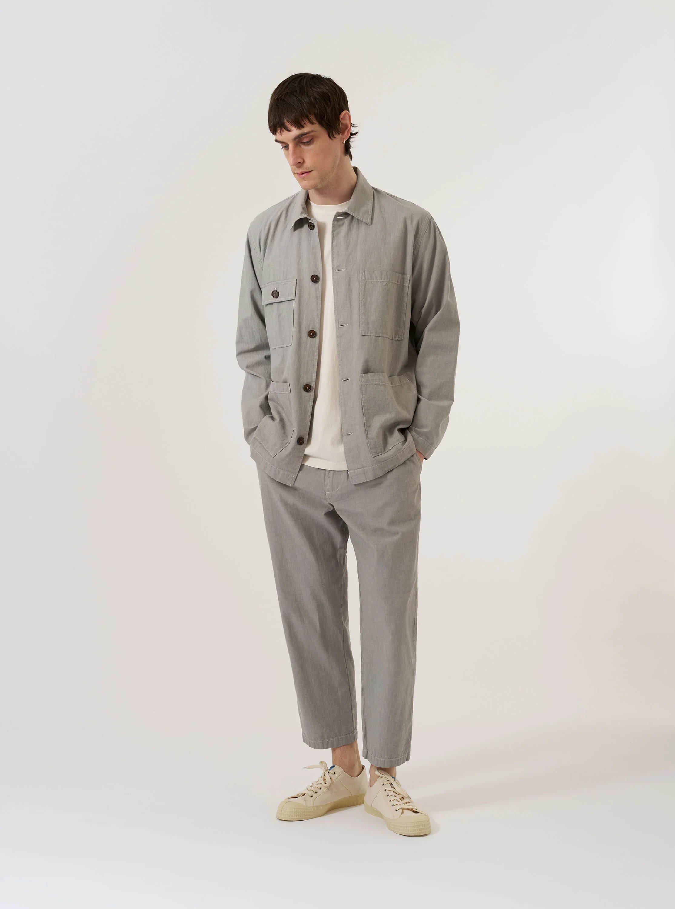 Grey Izumi Cotton Dockside - Image 7