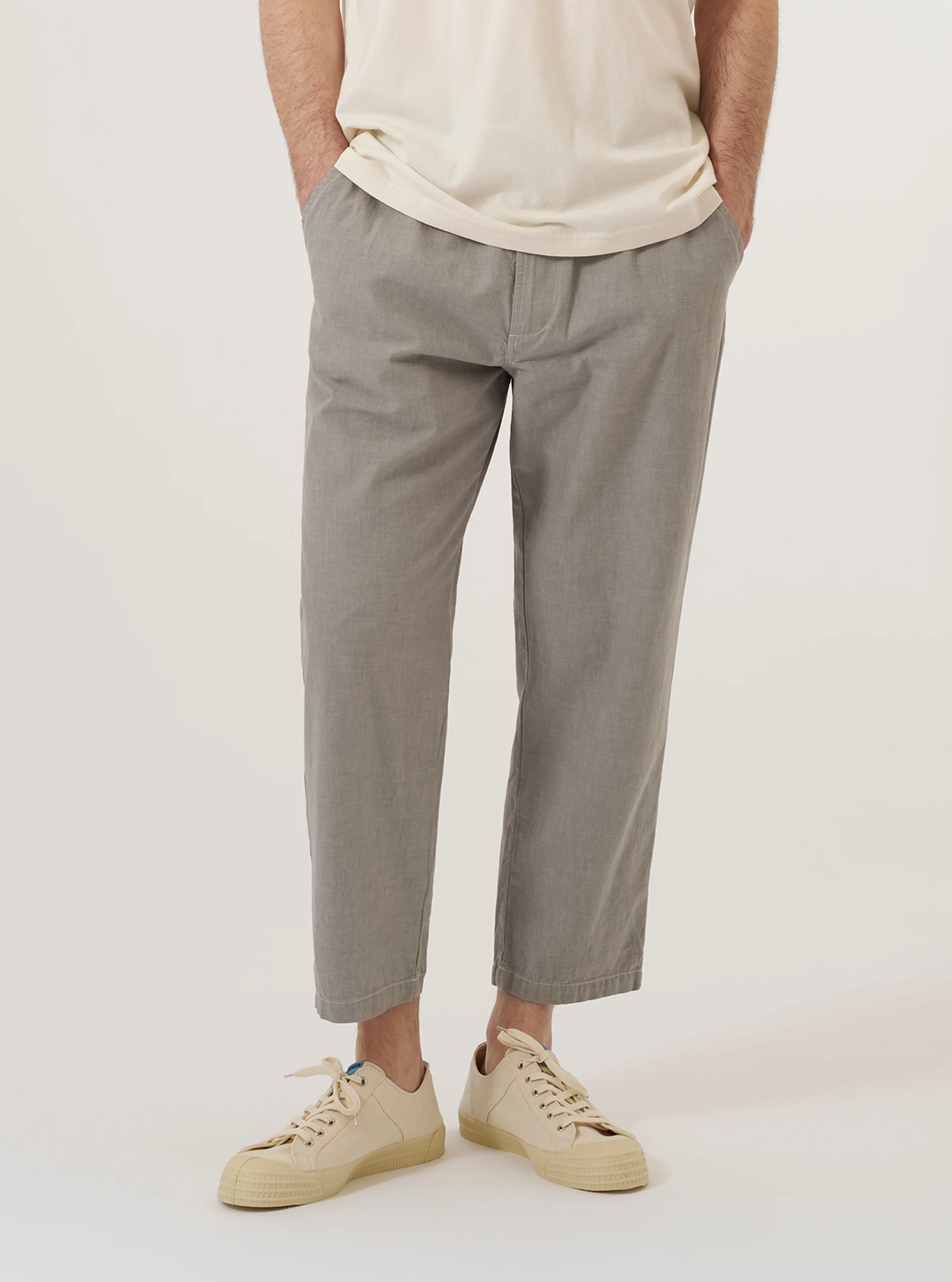 Grey Izumi Cotton Hi Water Trouser - Image 2