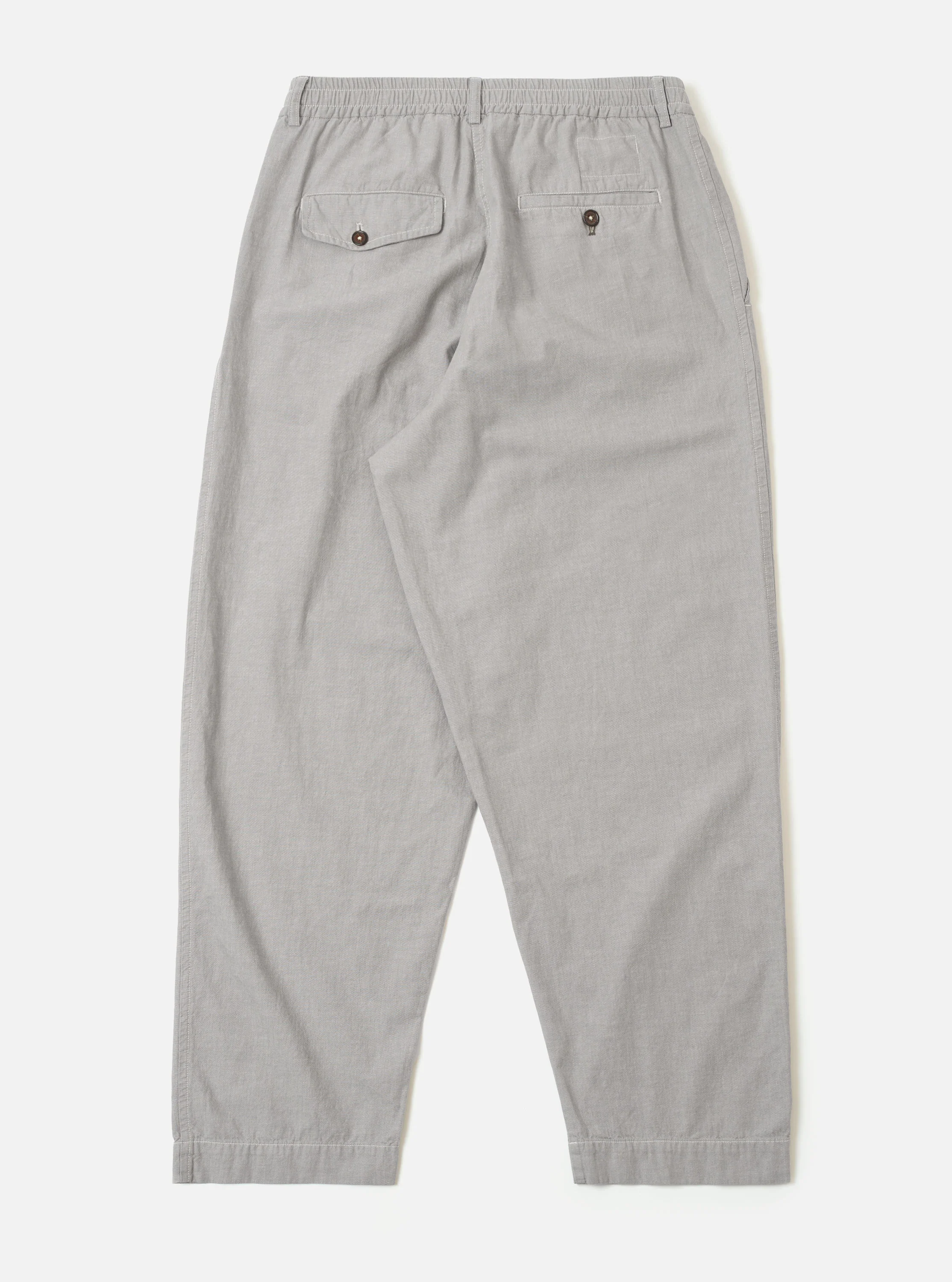 Grey Izumi Cotton Oxford Pant - Image 5