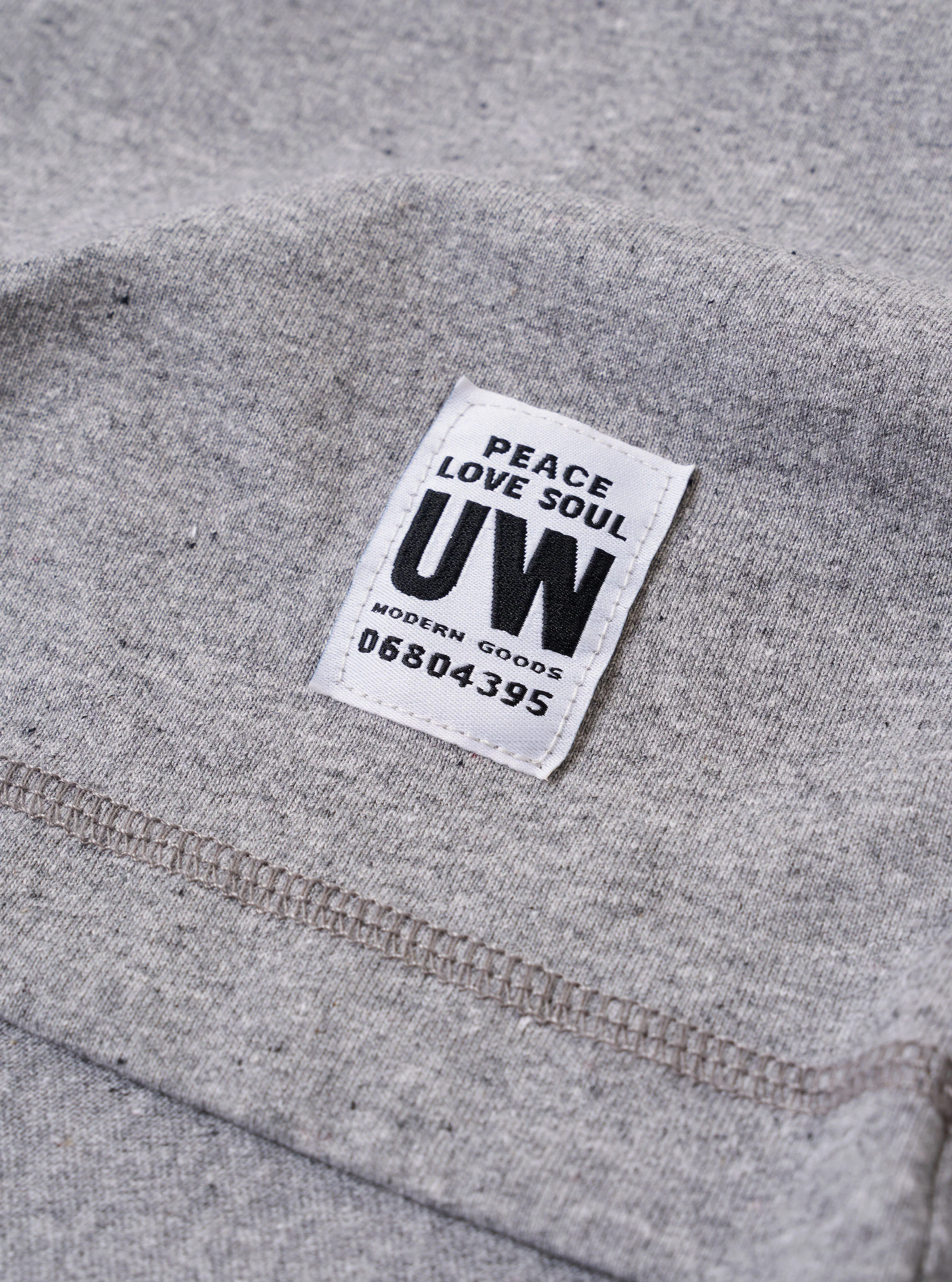 Grey Marl Recycled/Bio Jersey Core Pocket Tee - Image 7