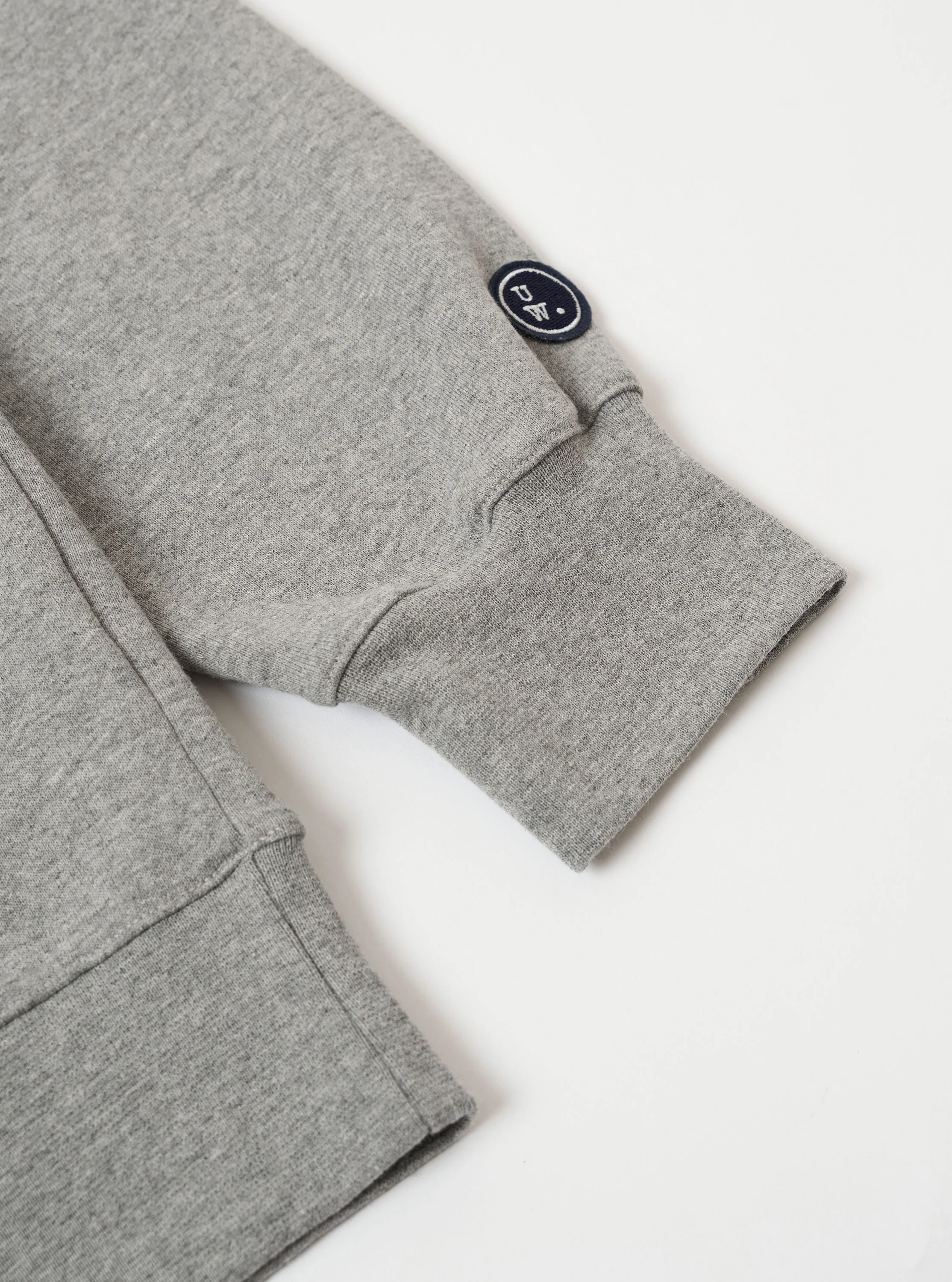Grey Marl Recycled Cotton Blend Jersey Loose Sweatshirt - Image 6