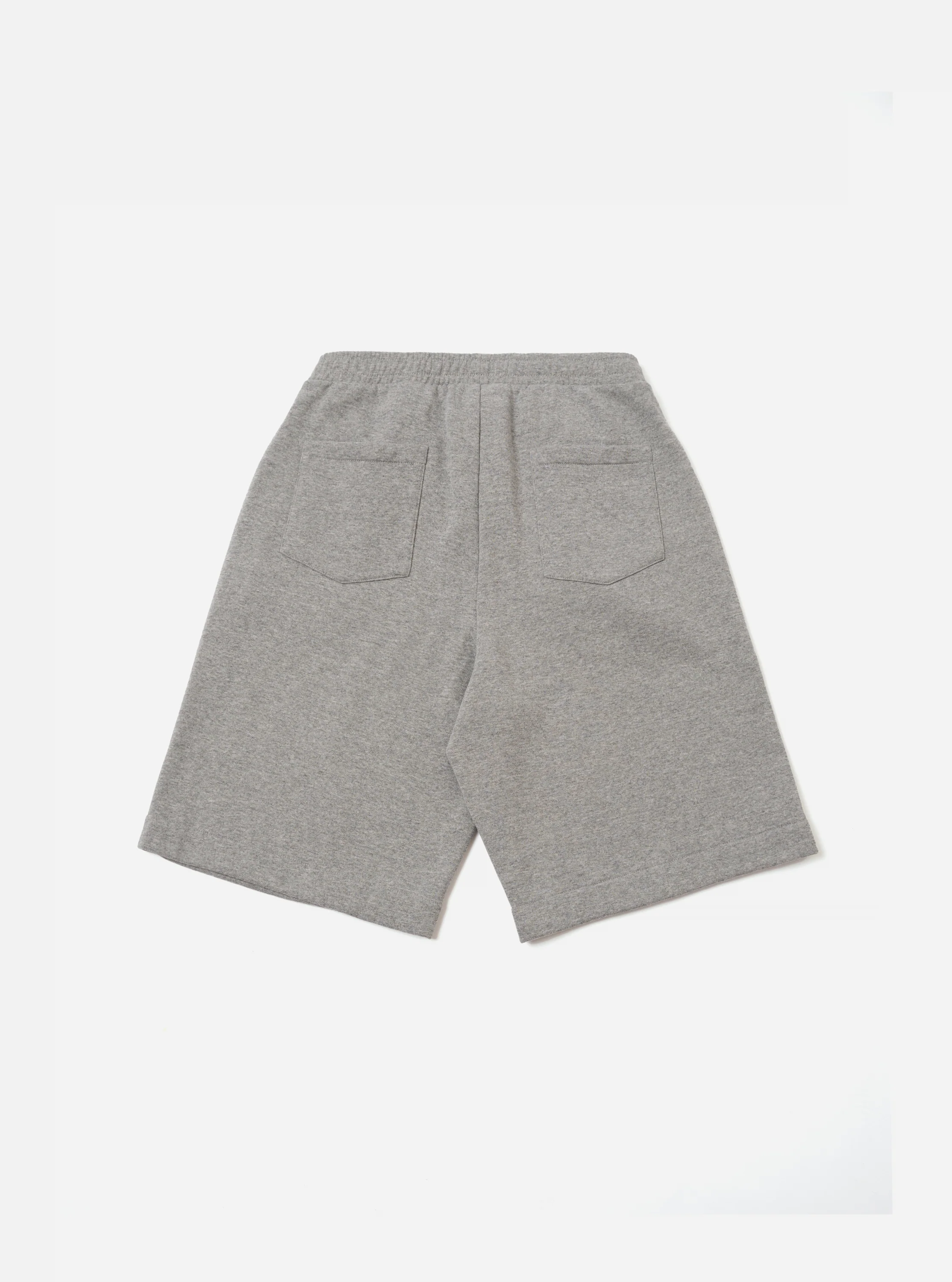Grey Marl Recycled Cotton Blend Jersey Vacation Short - Image 5
