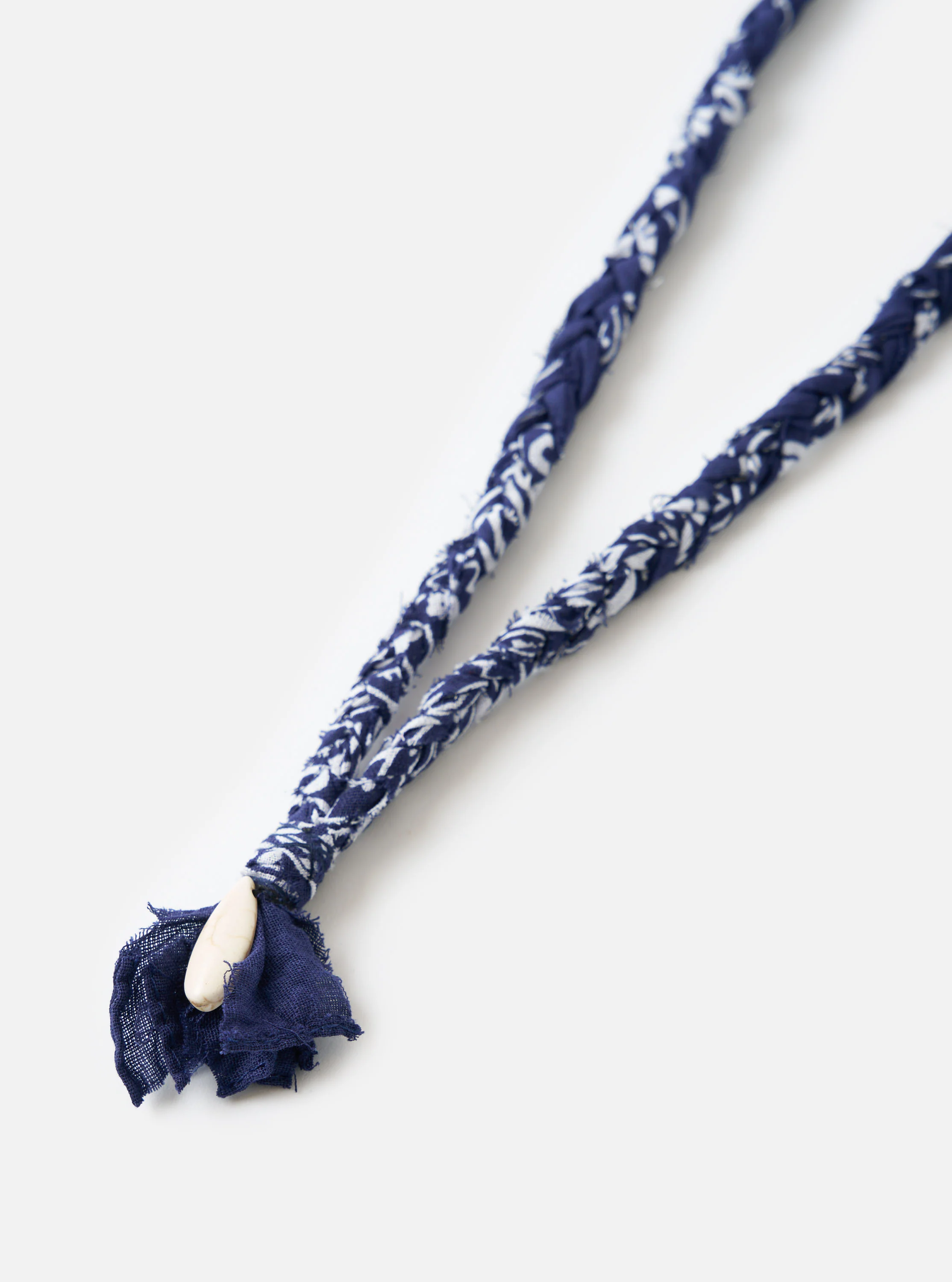 Hanami of Rome Blue/White Turquoise Pendant Bandana Necklace No.51 - Image 2