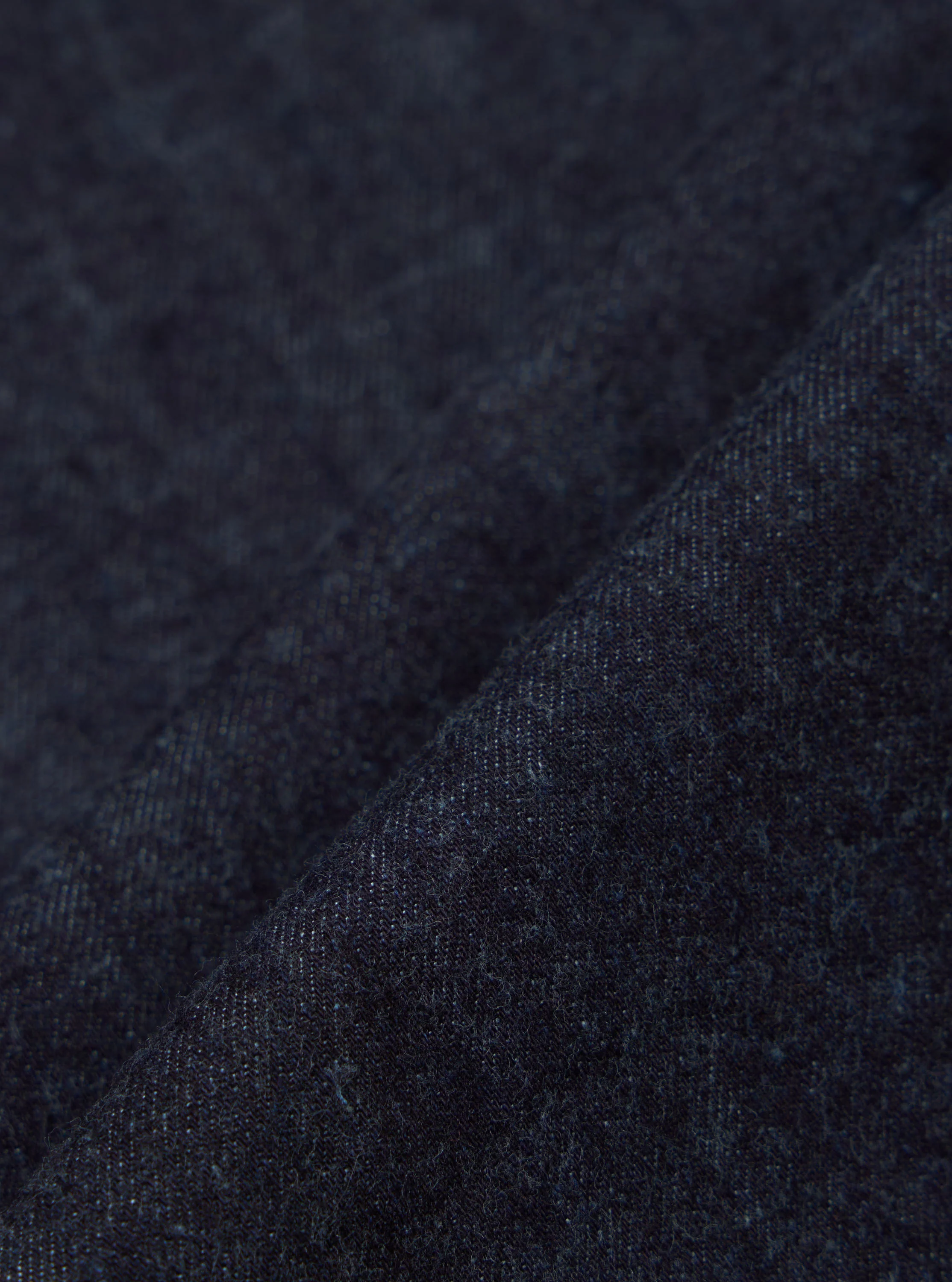 Indigo Brushed Denim Labour Jacket - Image 4