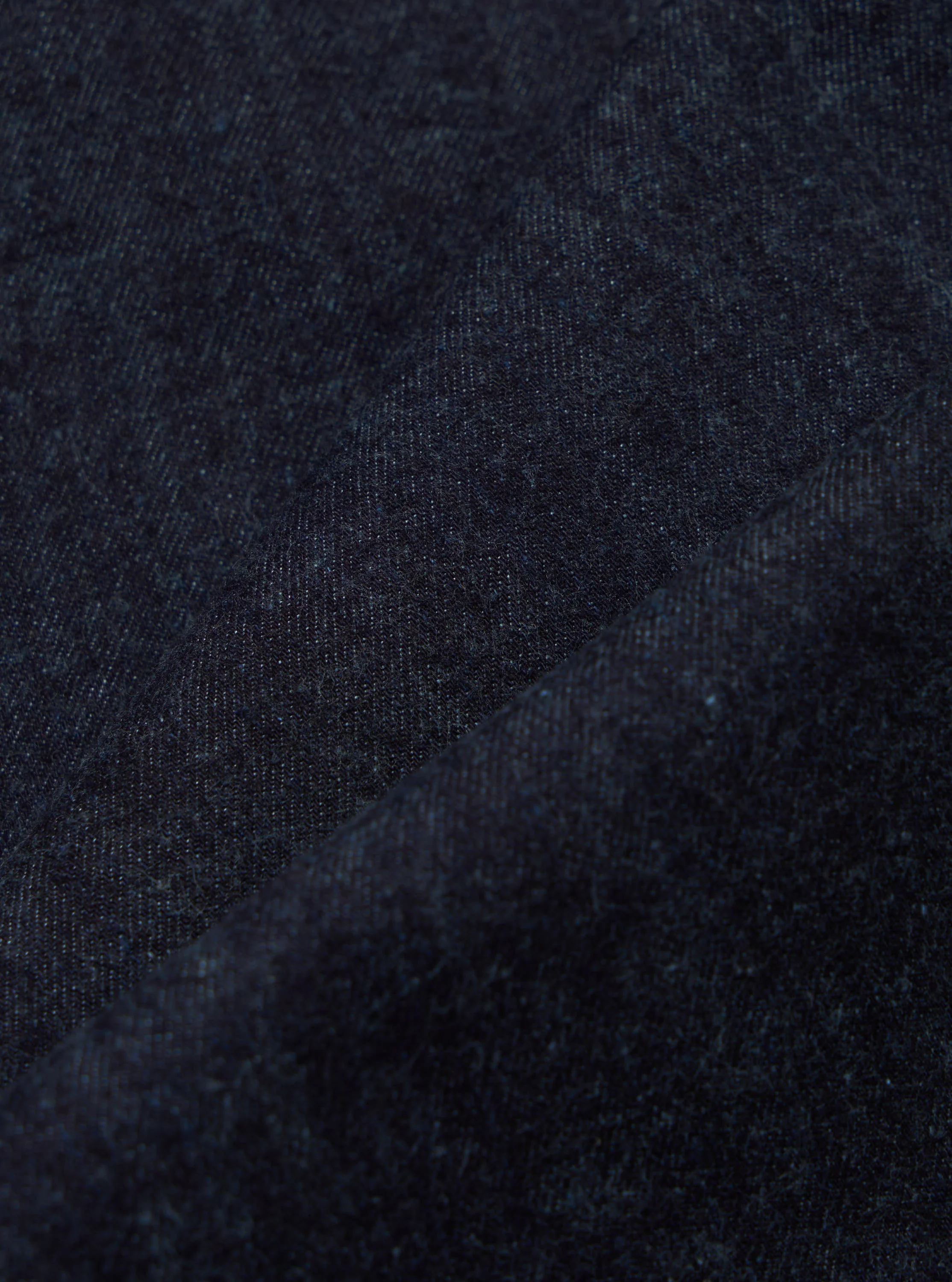 Indigo Brushed Denim Military Chino - Image 4