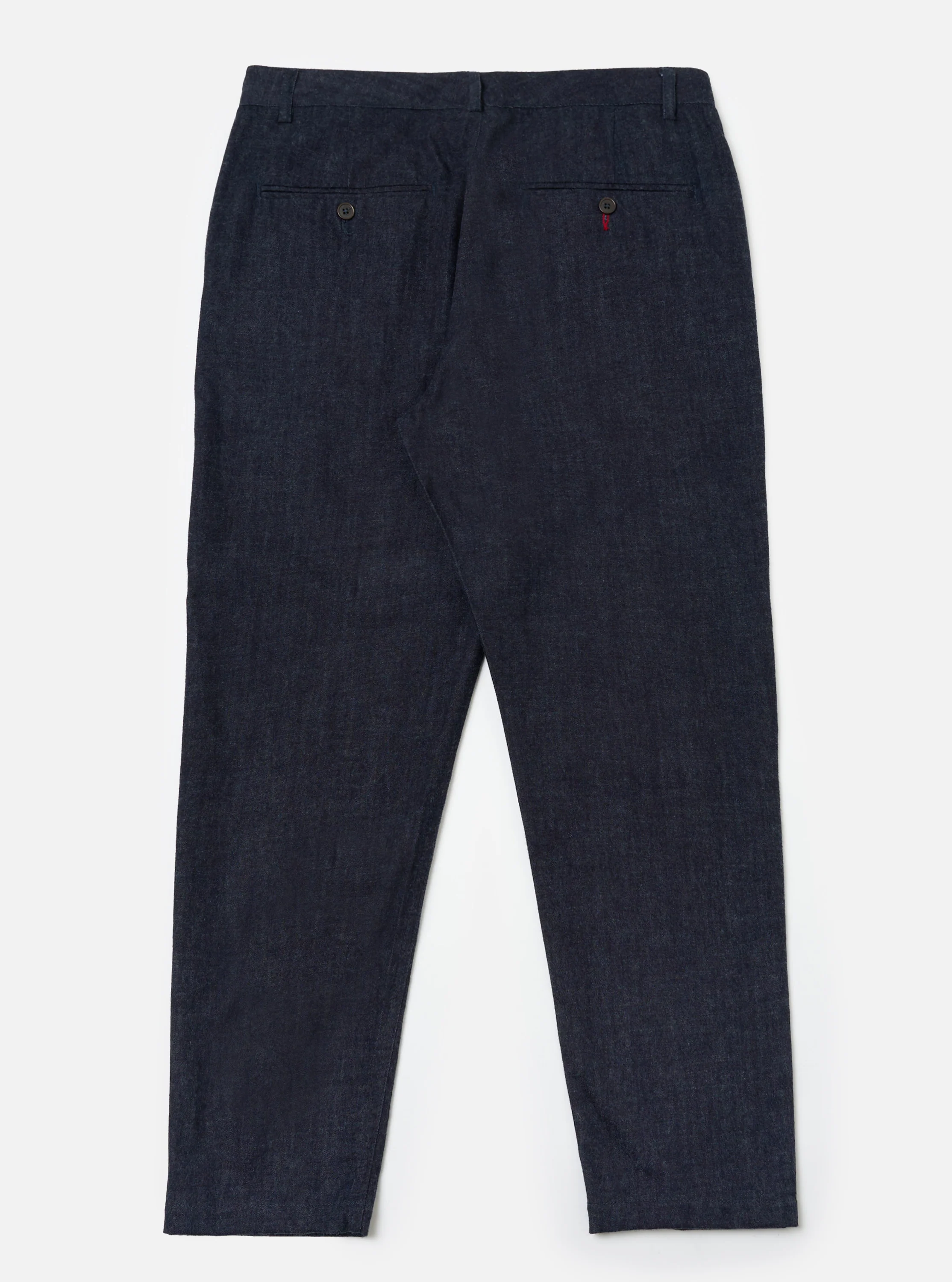 Indigo Brushed Denim Military Chino - Image 5