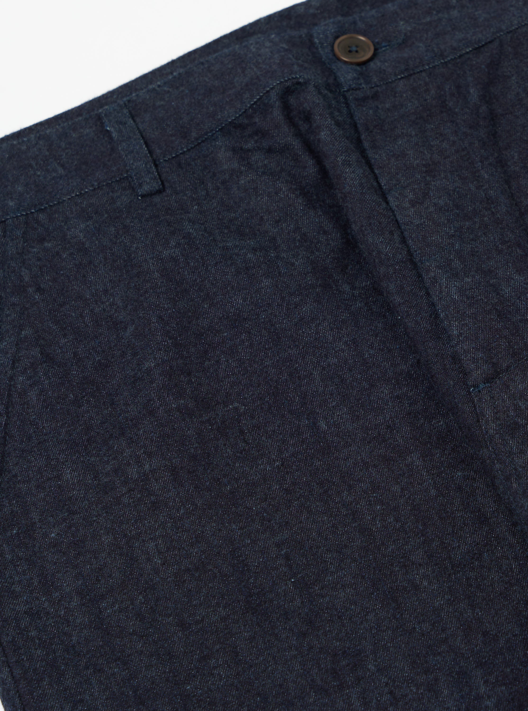 Indigo Brushed Denim Military Chino - Image 6