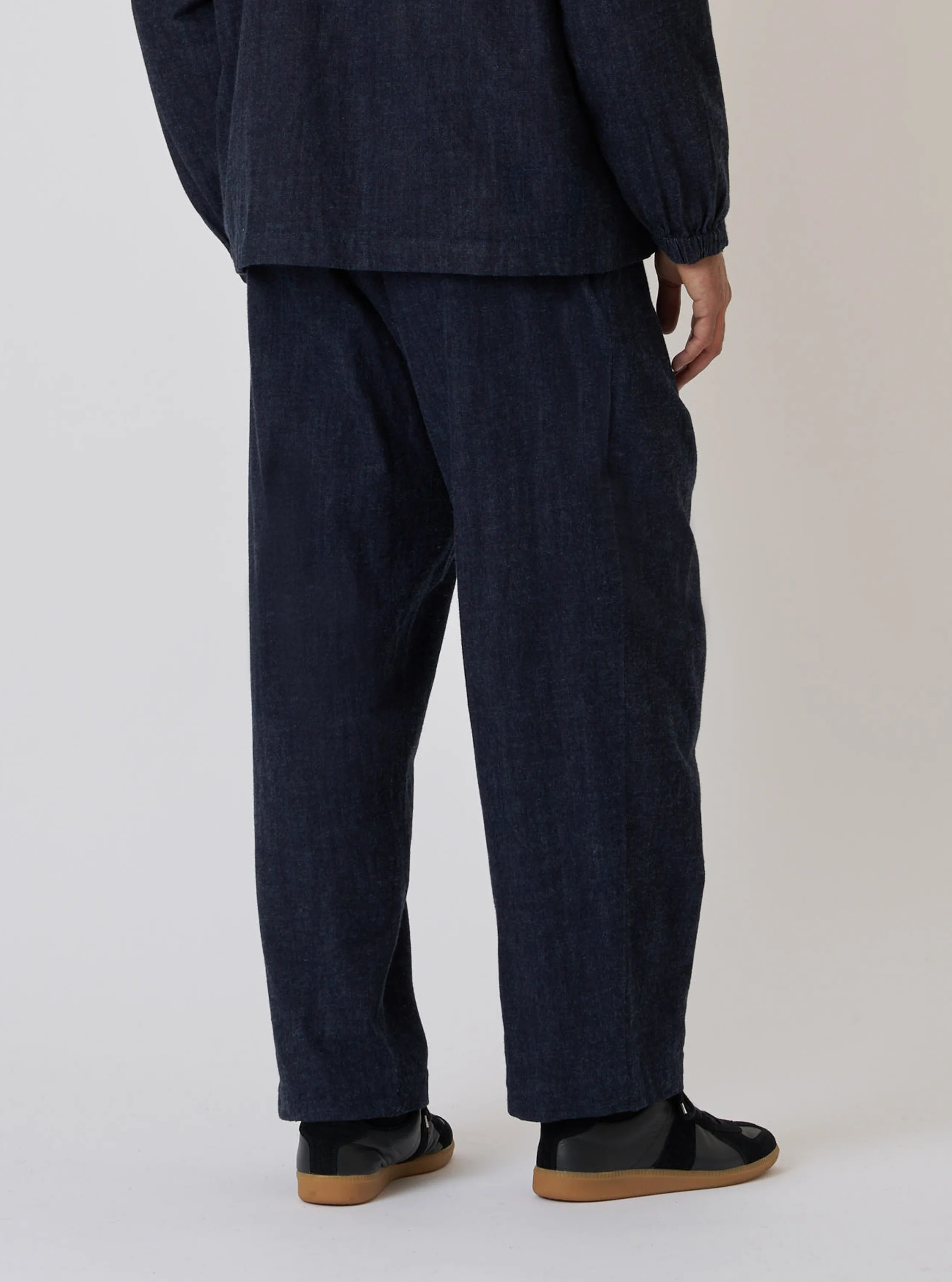 Indigo Brushed Denim Oxford Pant - Image 3