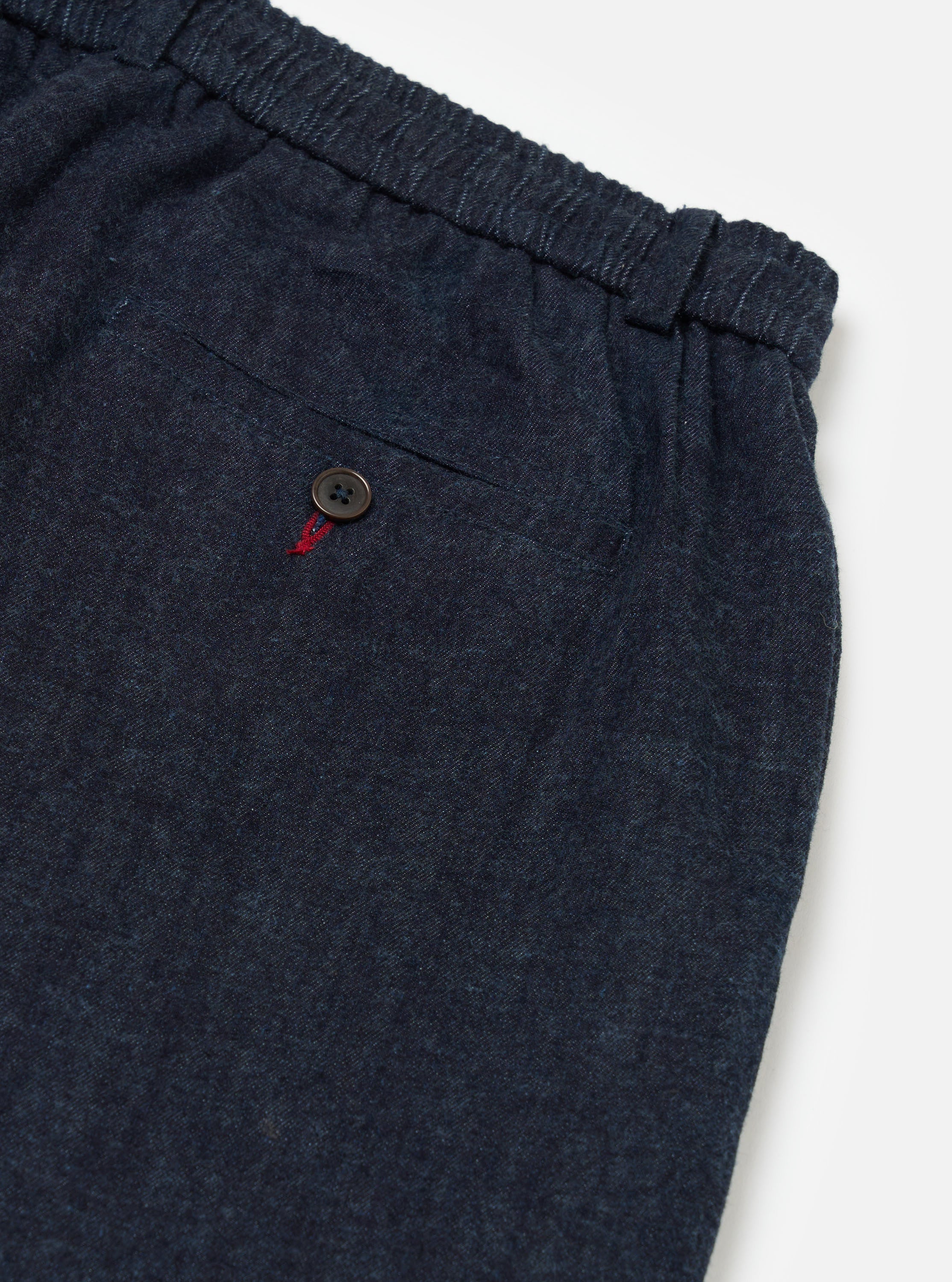 Indigo Brushed Denim Oxford Pant - Image 7