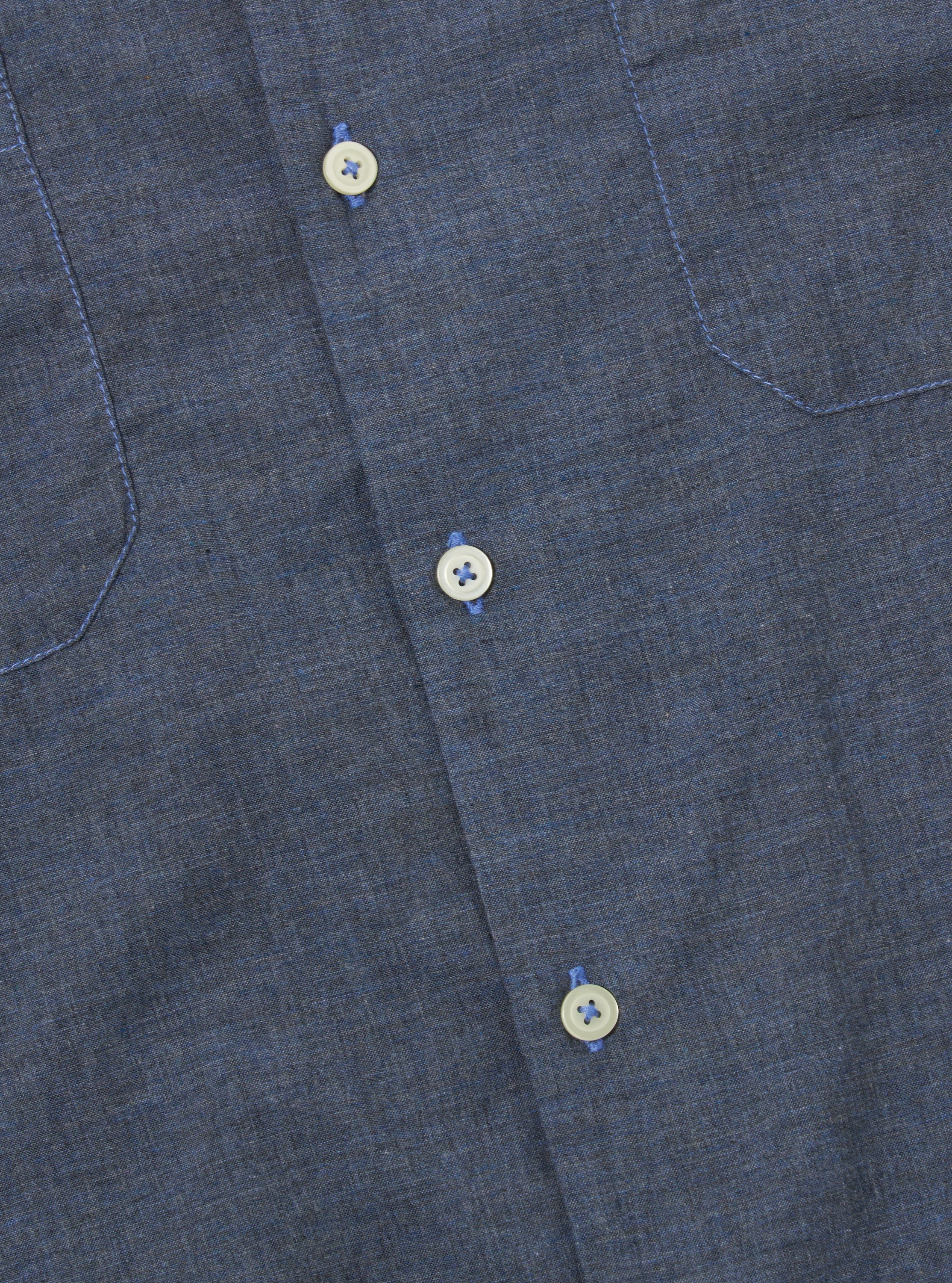 Indigo Fine Organic Cotton Sal Road Shirt - Image 8