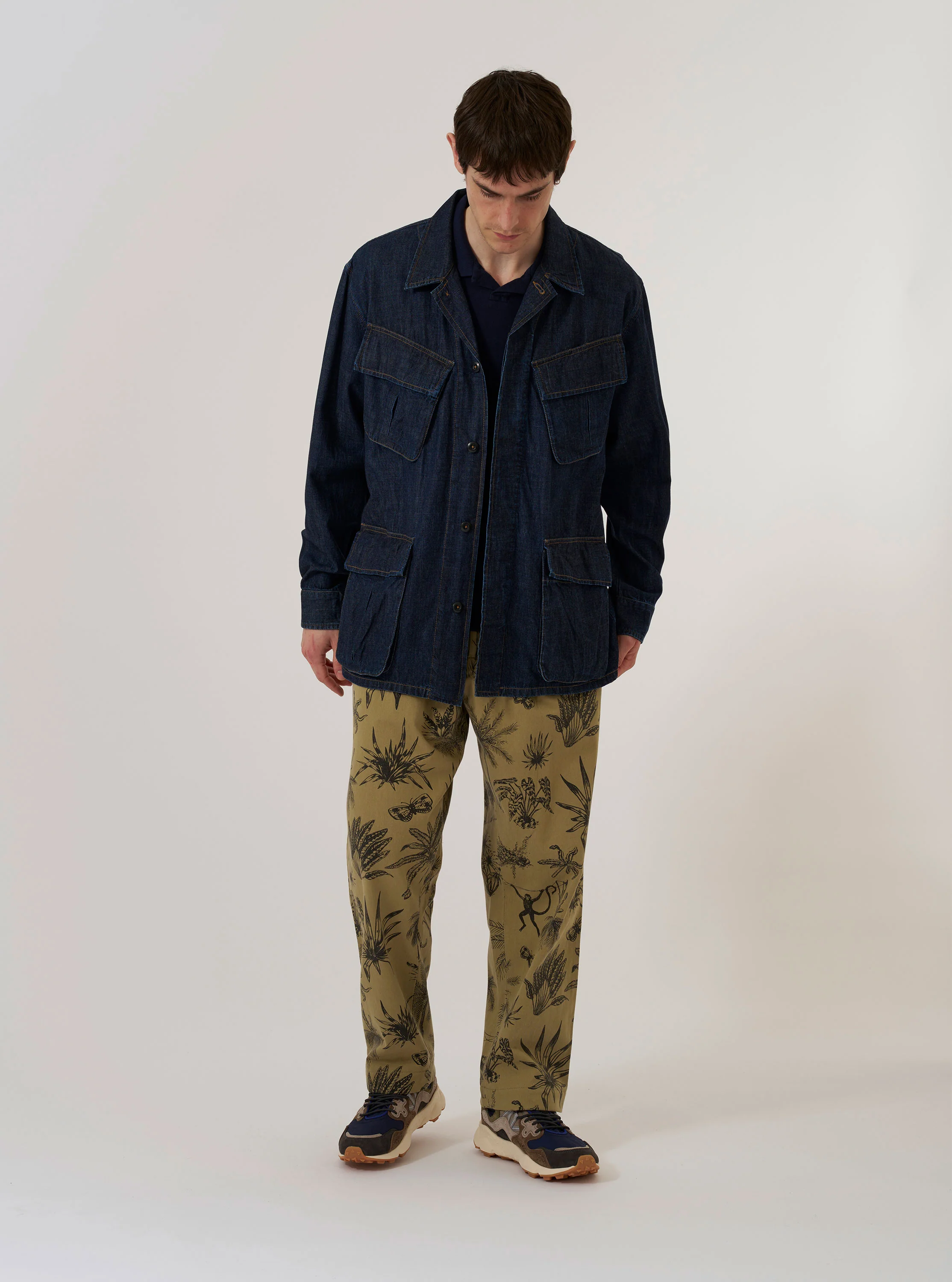 Indigo Kaihara LT WT Denim Jungle Jacket - Image 10