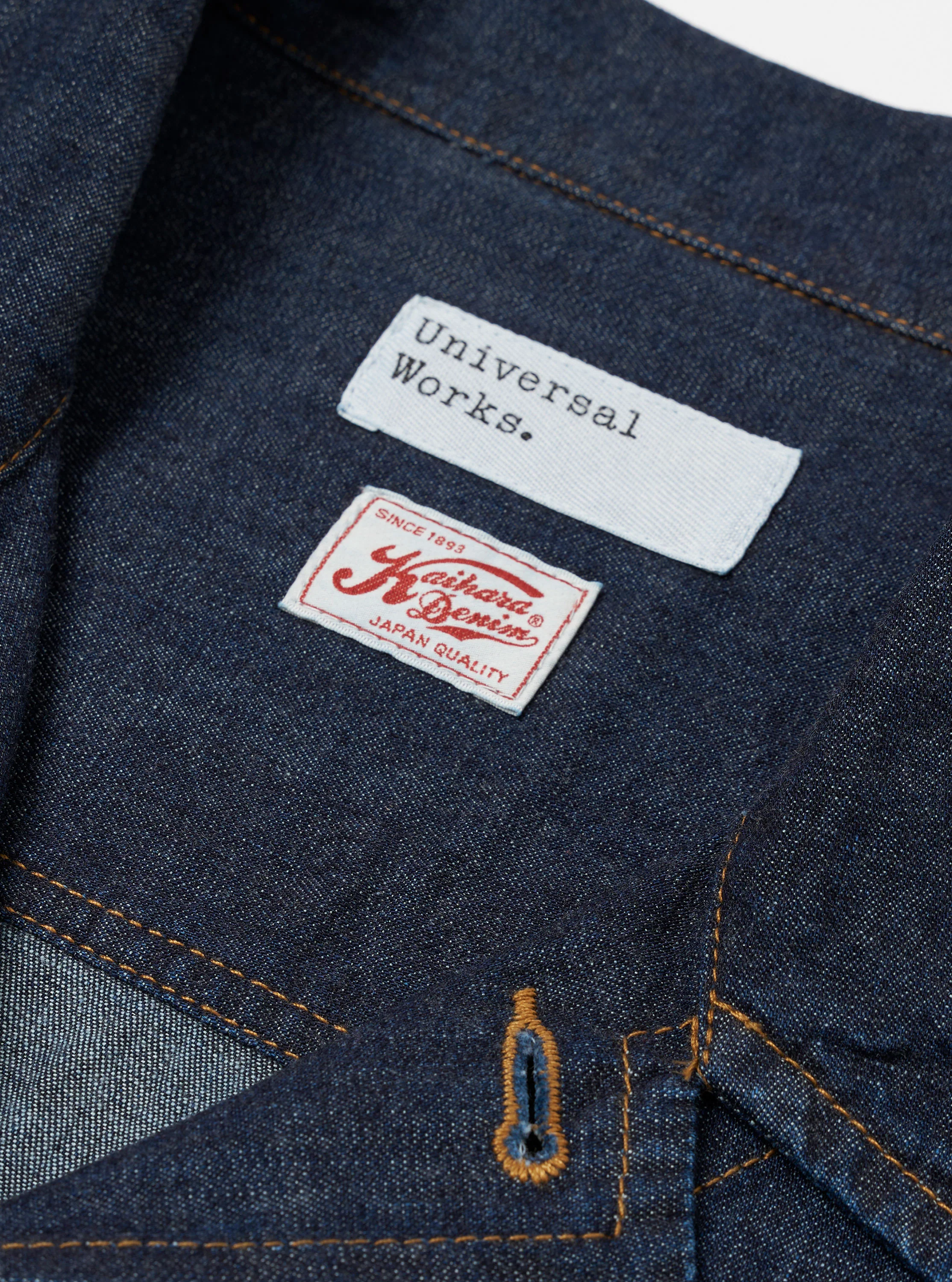 Indigo Kaihara LT WT Denim Jungle Jacket - Image 4