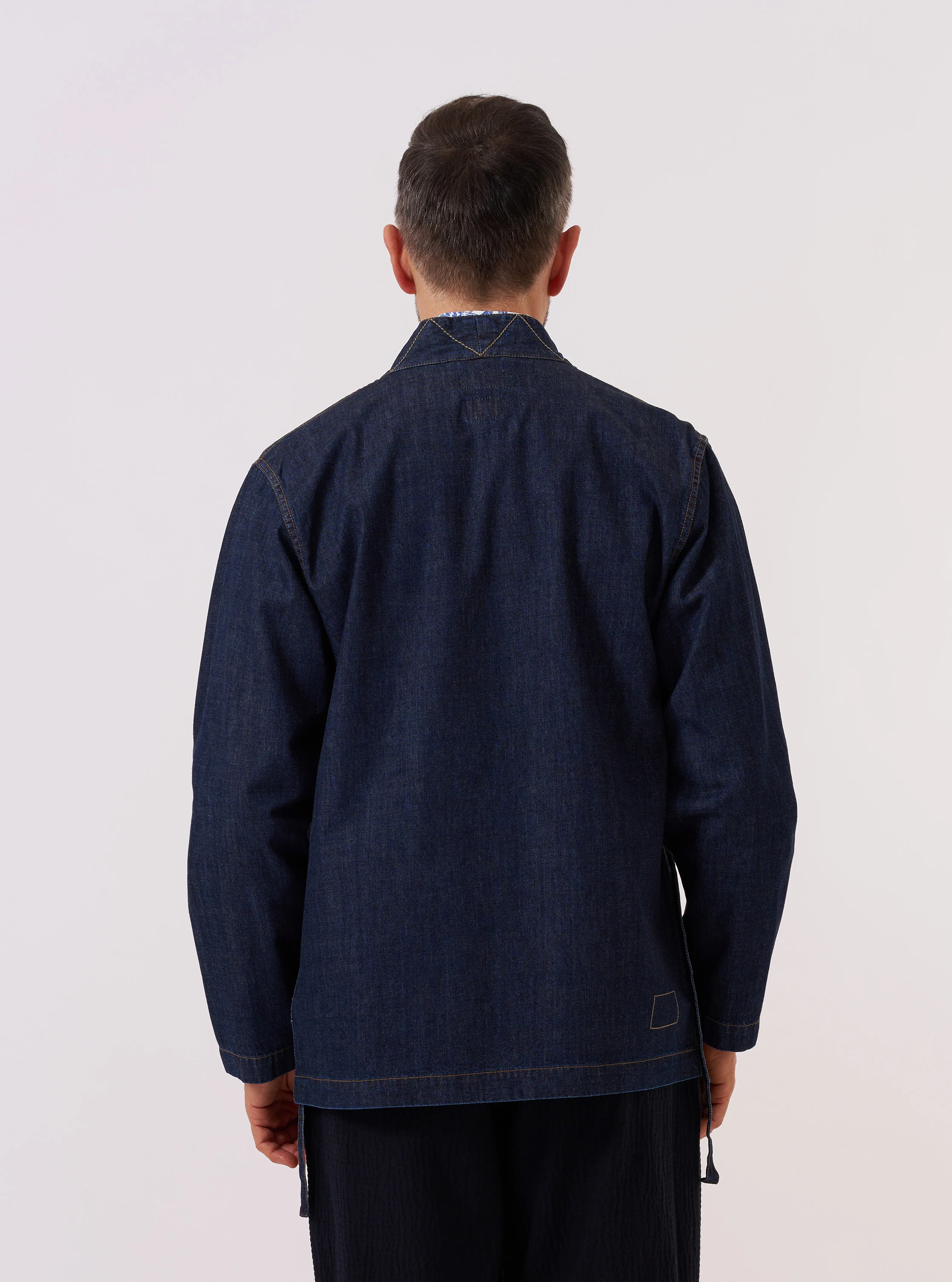 Indigo Kaihara LT WT Denim Kyoto Work Jacket - Image 3