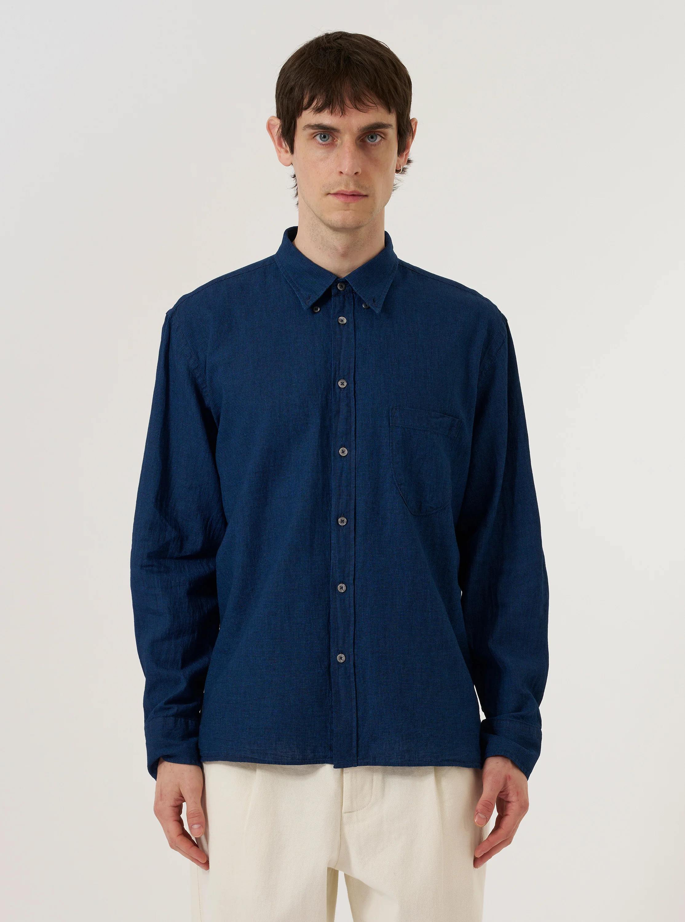 Indigo Lincot Denim Lazy Day Shirt - Image 2