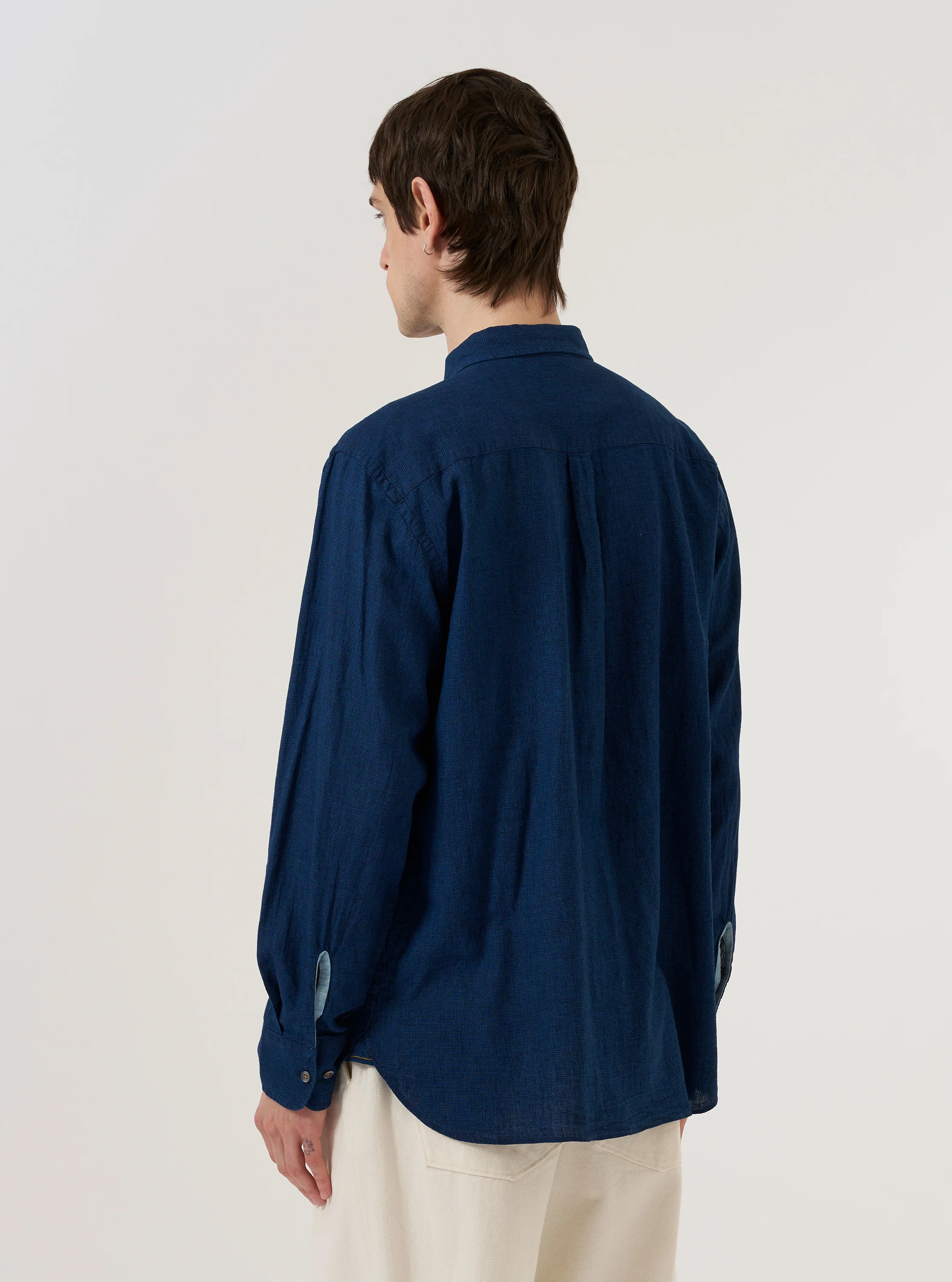 Indigo Lincot Denim Lazy Day Shirt - Image 3