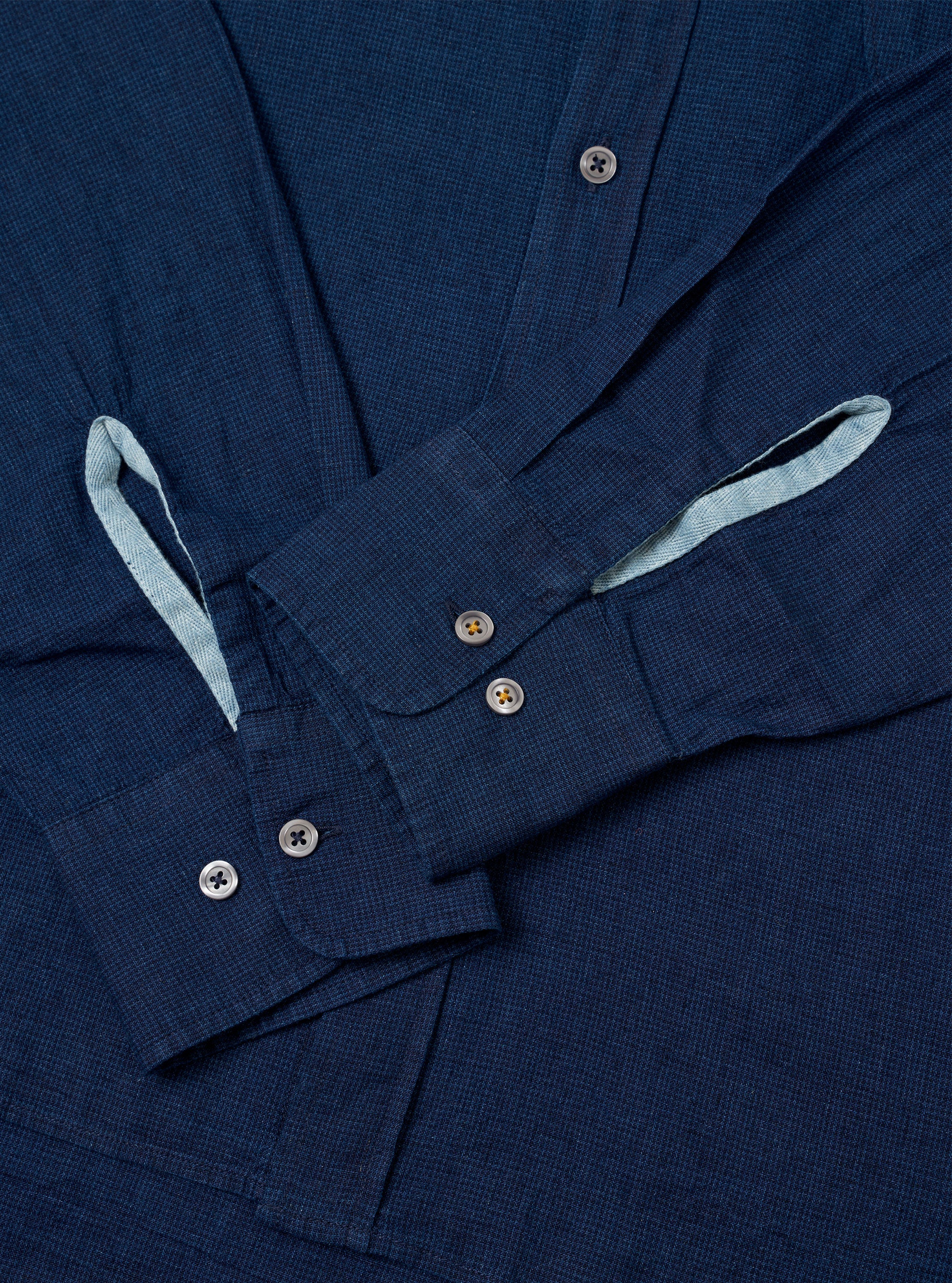 Indigo Lincot Denim Lazy Day Shirt - Image 8