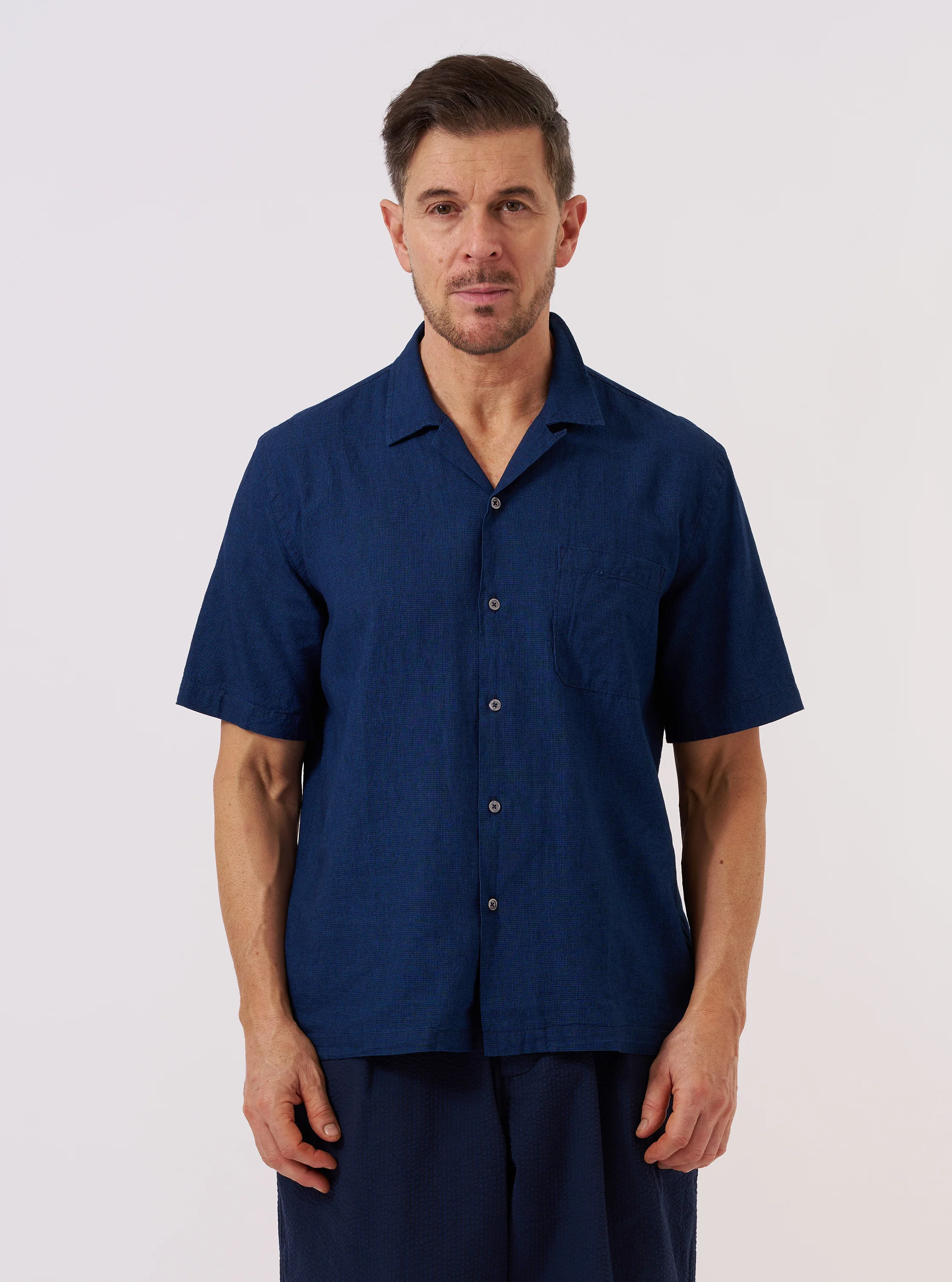 Indigo Lincot Denim Road Shirt - Image 2