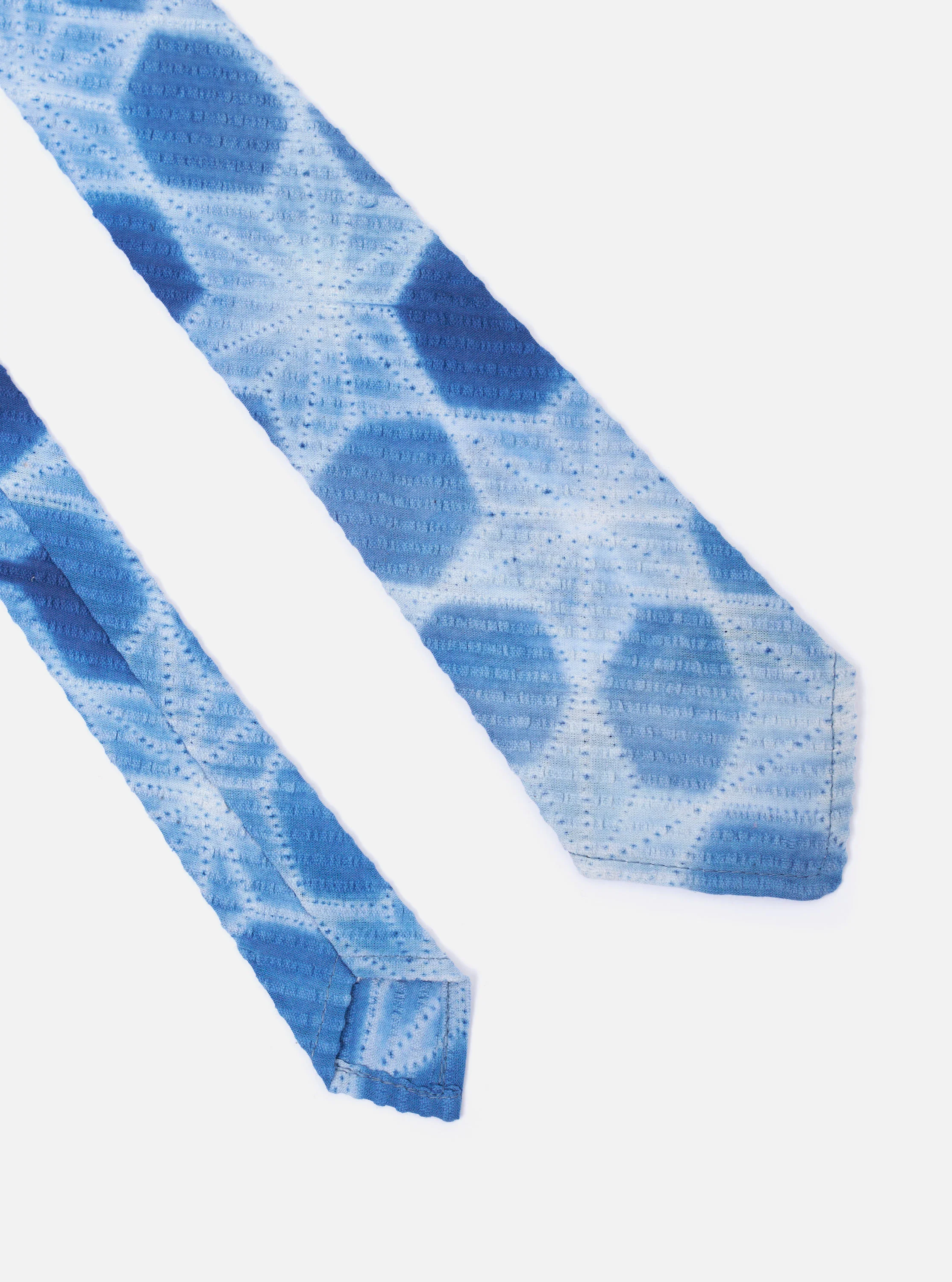 Indigo Needle Tie N Dye Tie - Image 3