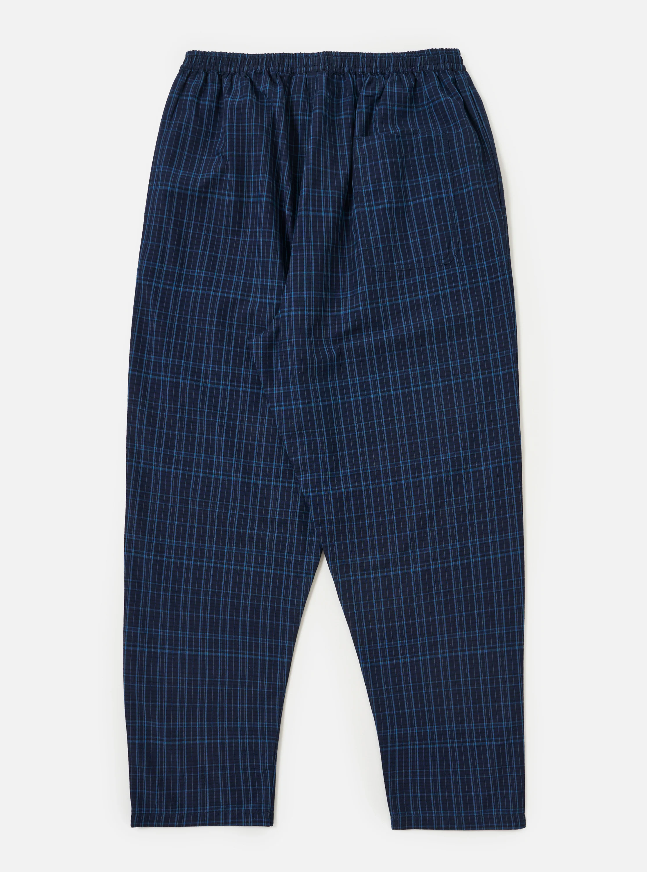 Indigo Plaid Long Pyjama Set - Image 6
