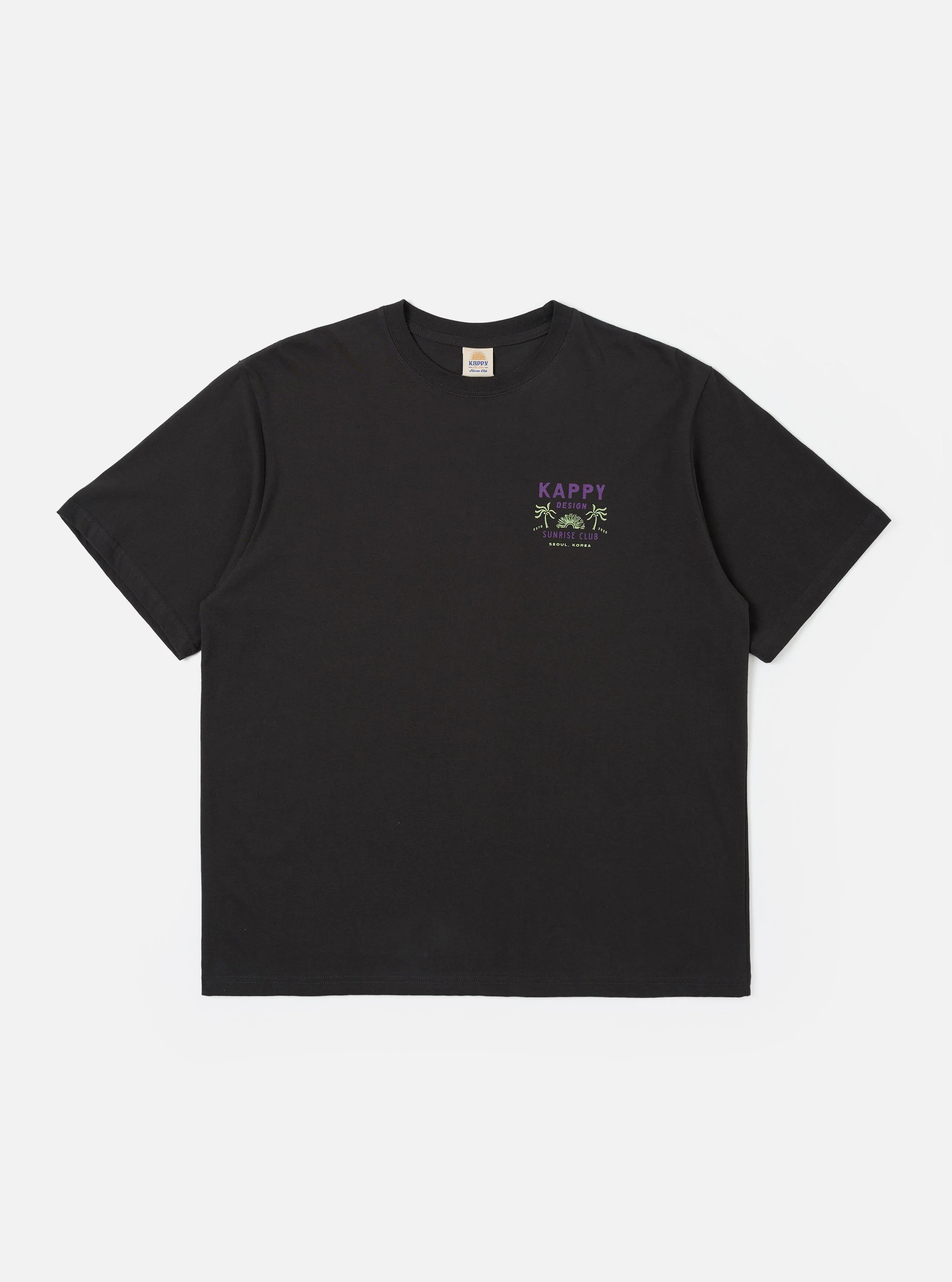 Kappy Charcoal Palm Coast Half Tee - Image 3