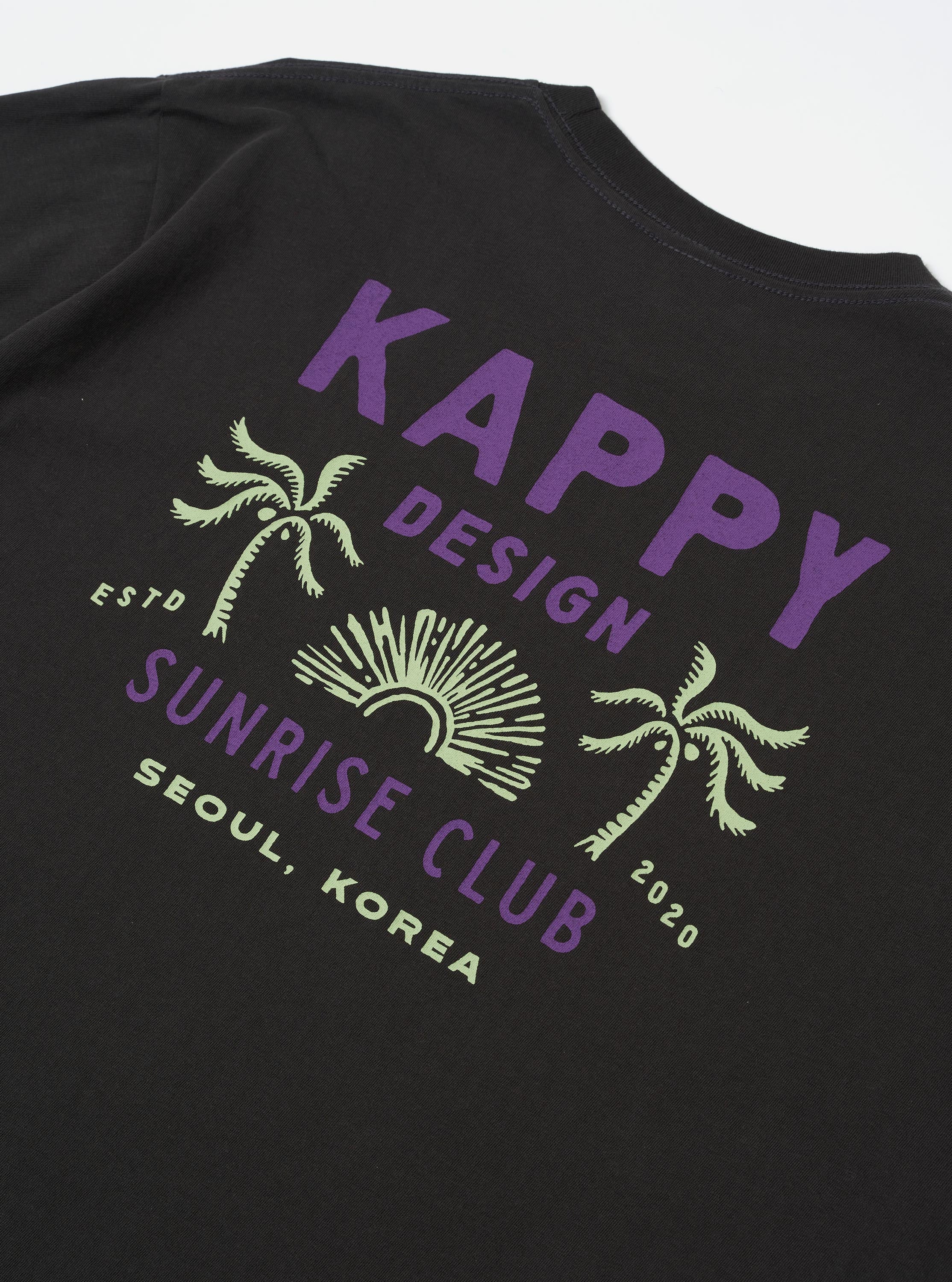 Kappy Charcoal Palm Coast Half Tee - Image 5